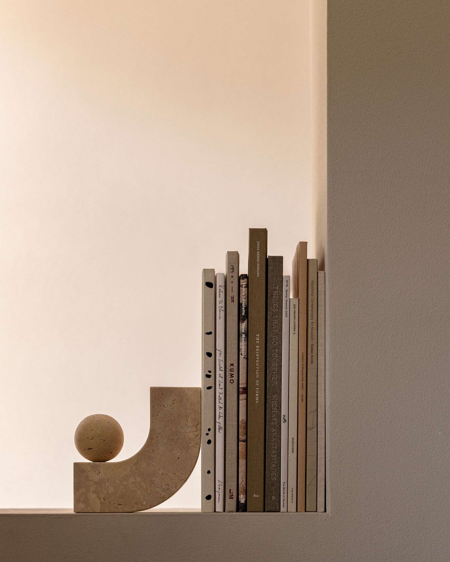 Loods 5 Kunst marmeren boekensteun