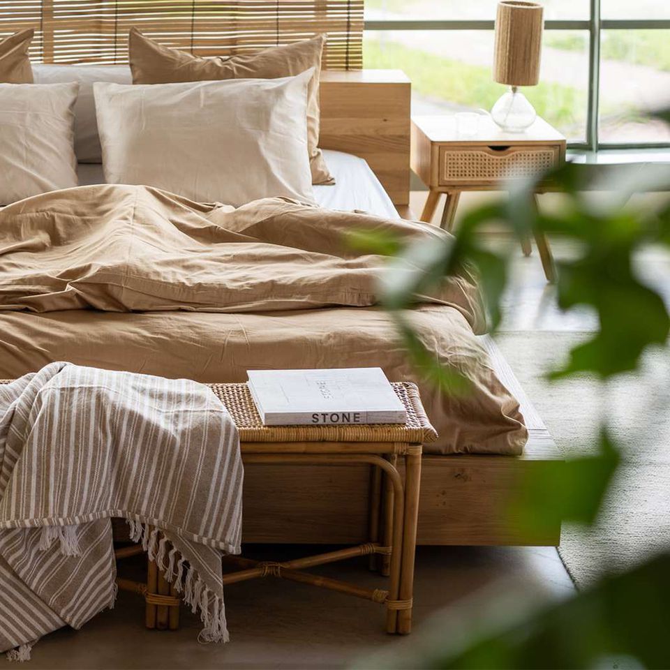 Bed van biologisch katoen