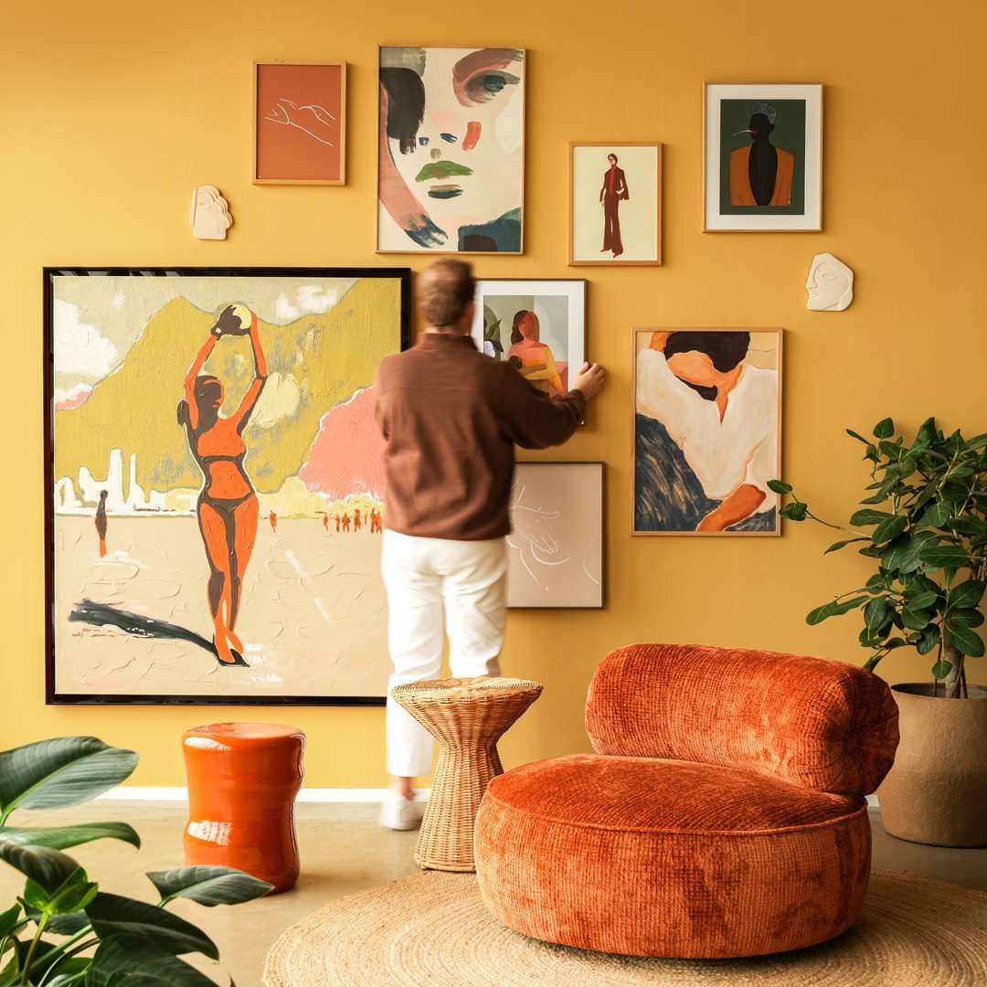 Kunst-vrouw-artwall