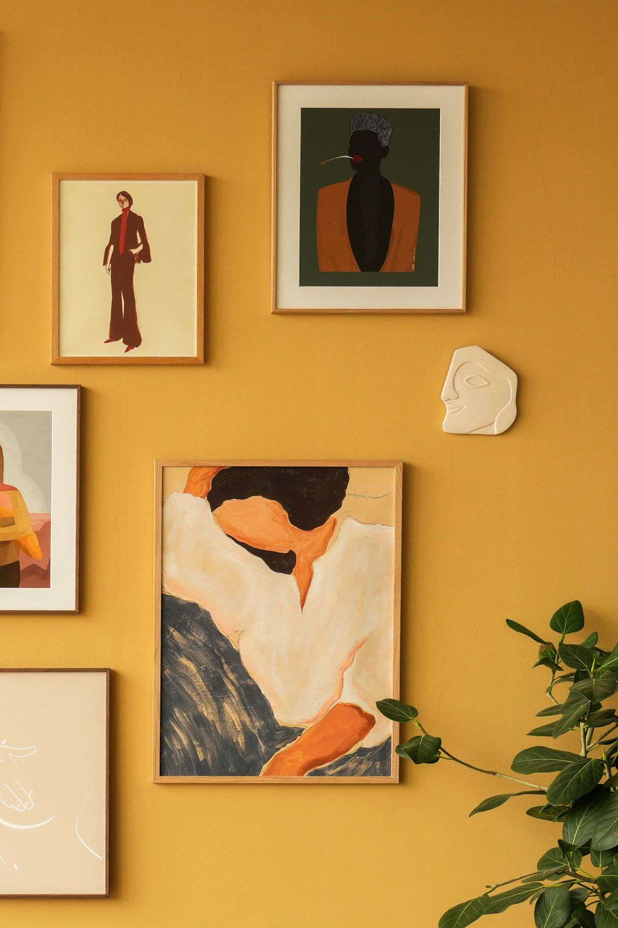 kunst-muur-vrouw
