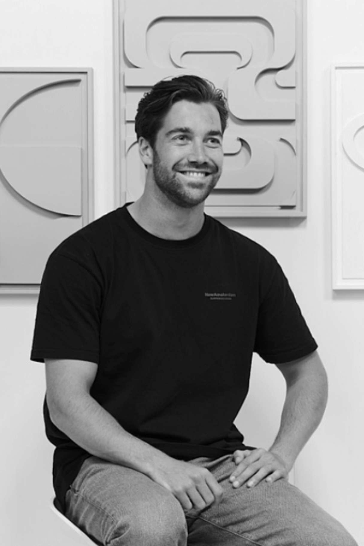 Job van Young C in zwart/wit