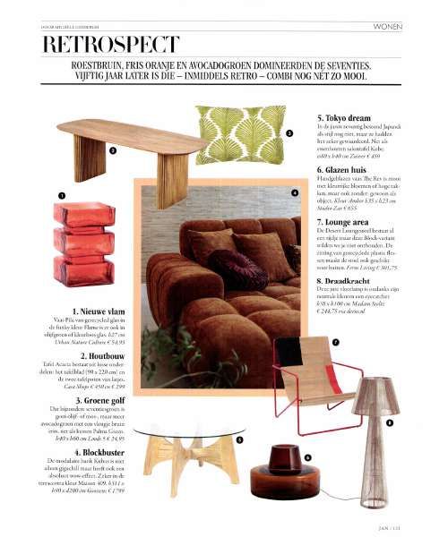 Shoppingpagina in blad Jan