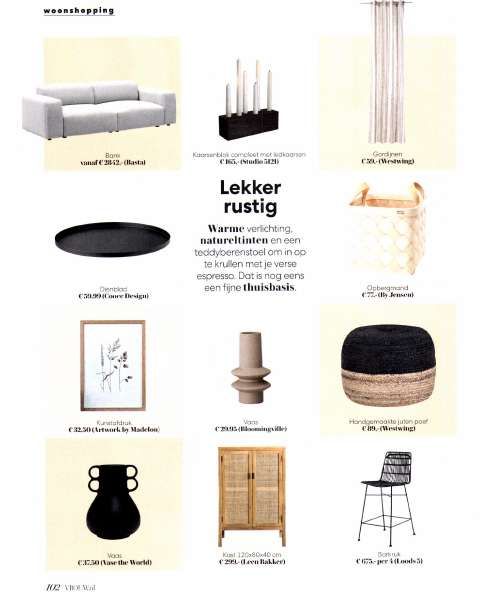 Shoppingpagina magazine vrouw