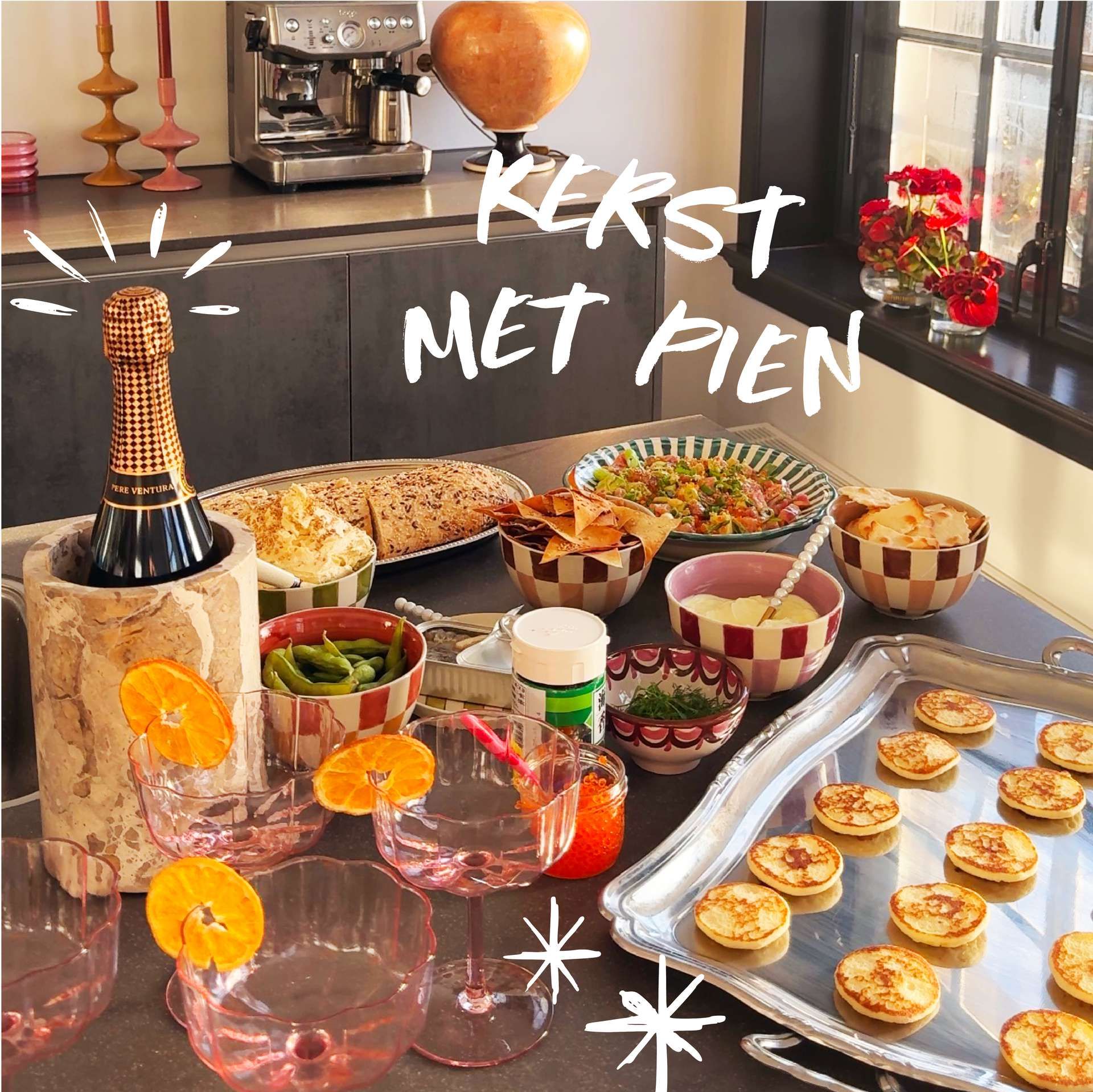 Kerstborrel hapjes Pienlaathaaretenzien