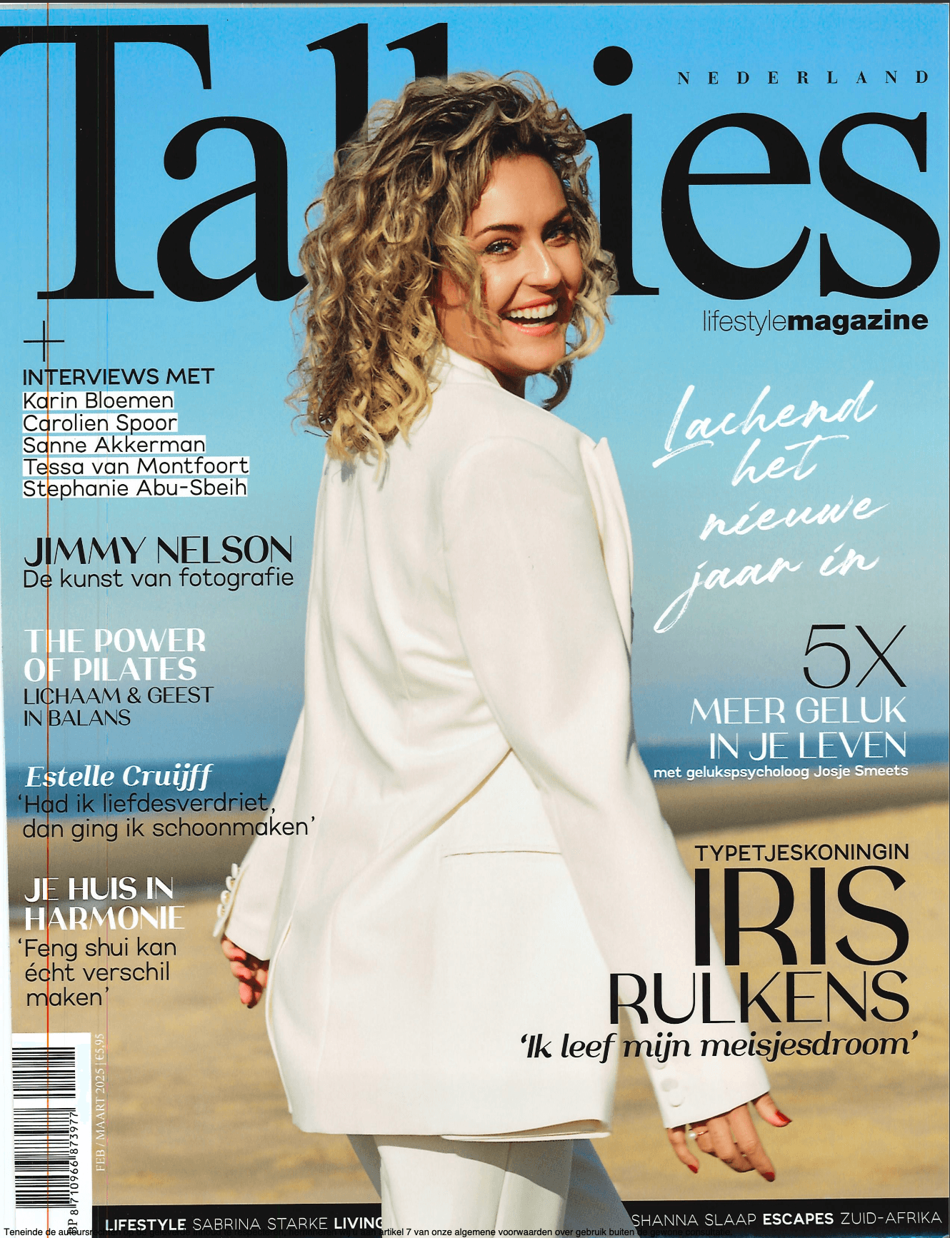 cover van magazine Talkies met Iris Rulkens