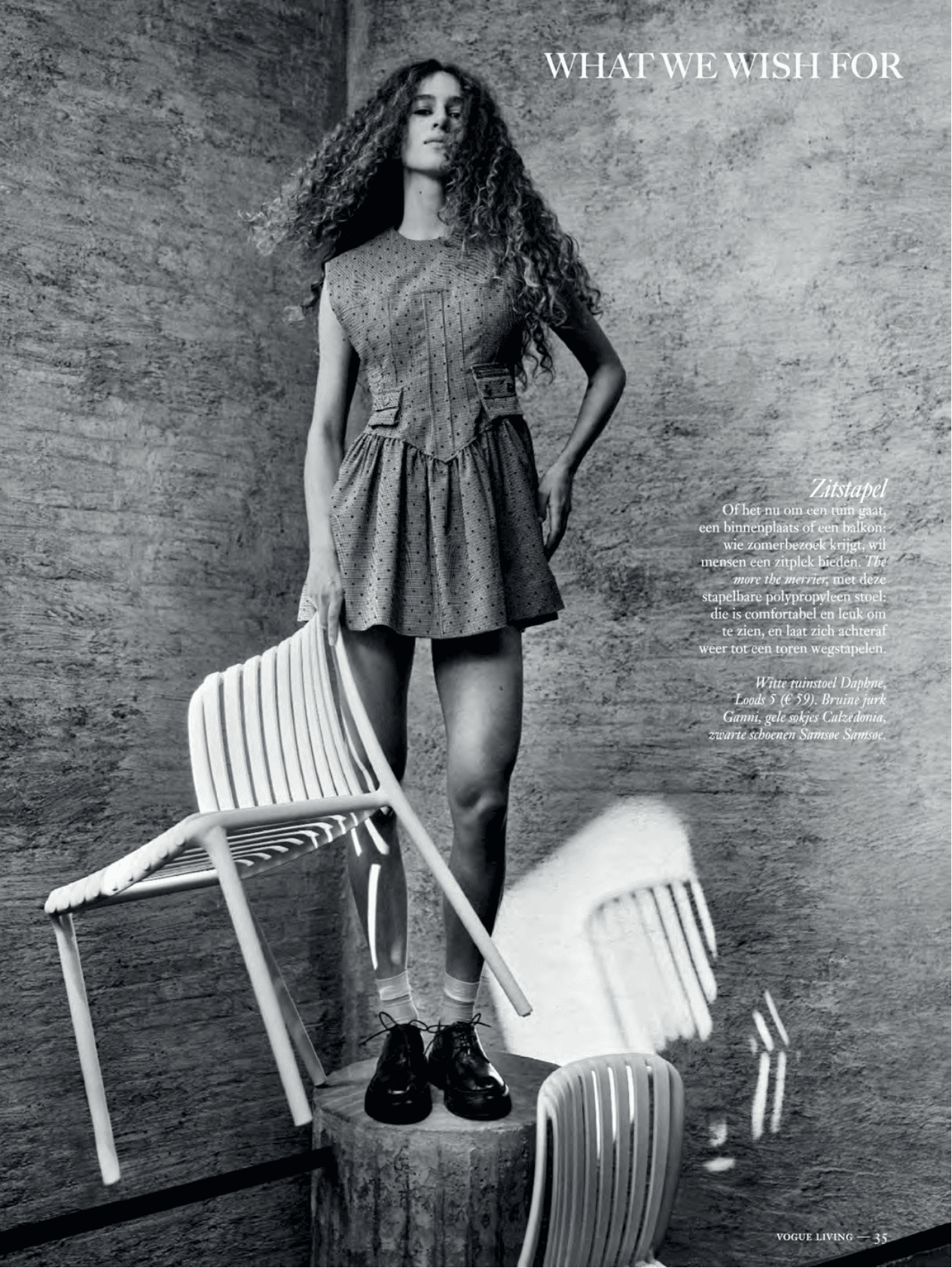 publicatie in Vogue Living over outdoor meubels
