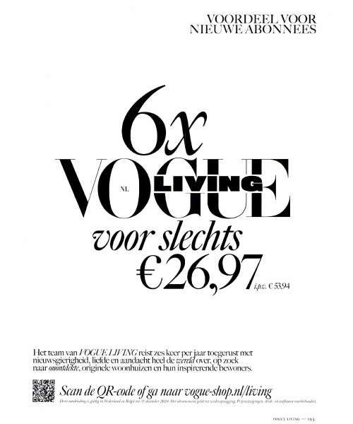 Vogue Living magzine