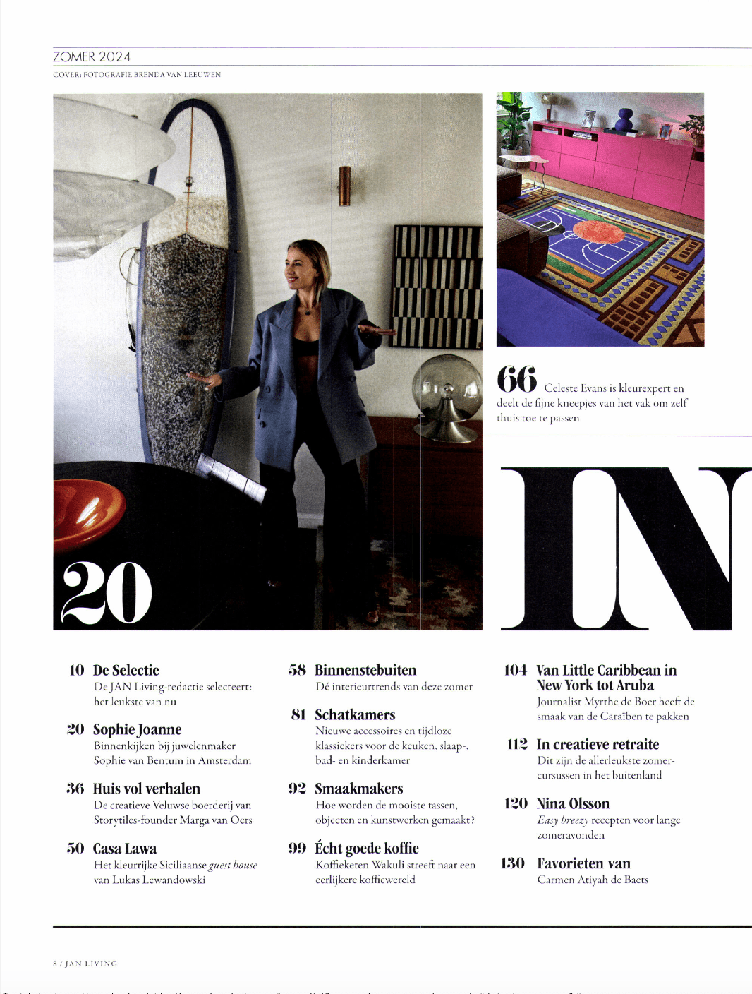 Jan Living magazine