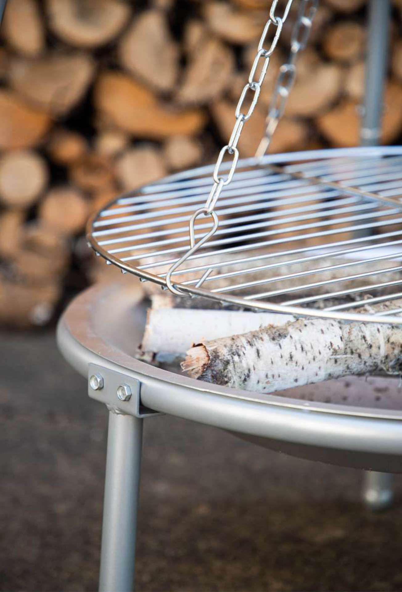 Vuurkorf bbq closeup