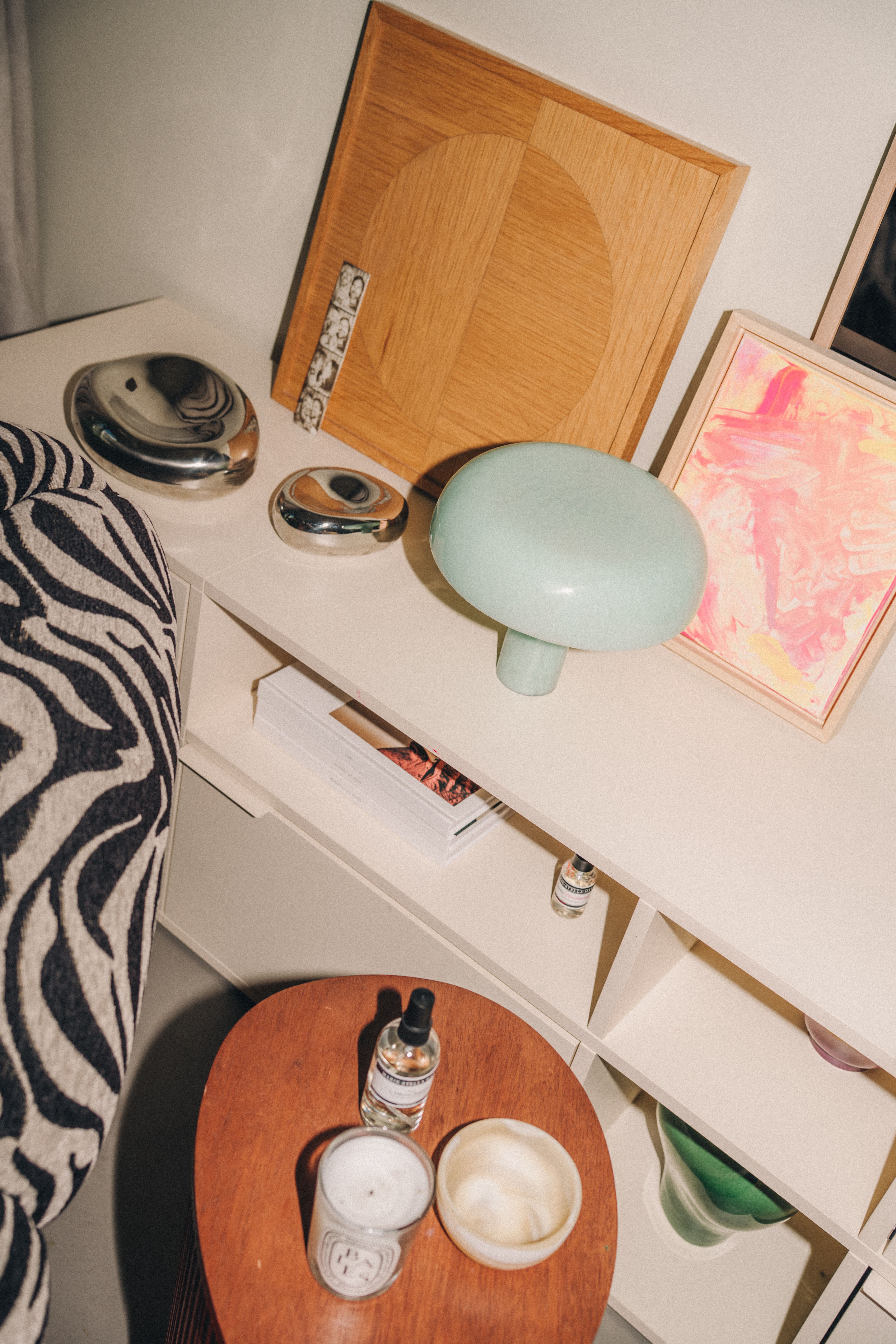 Kast met woonaccessoires