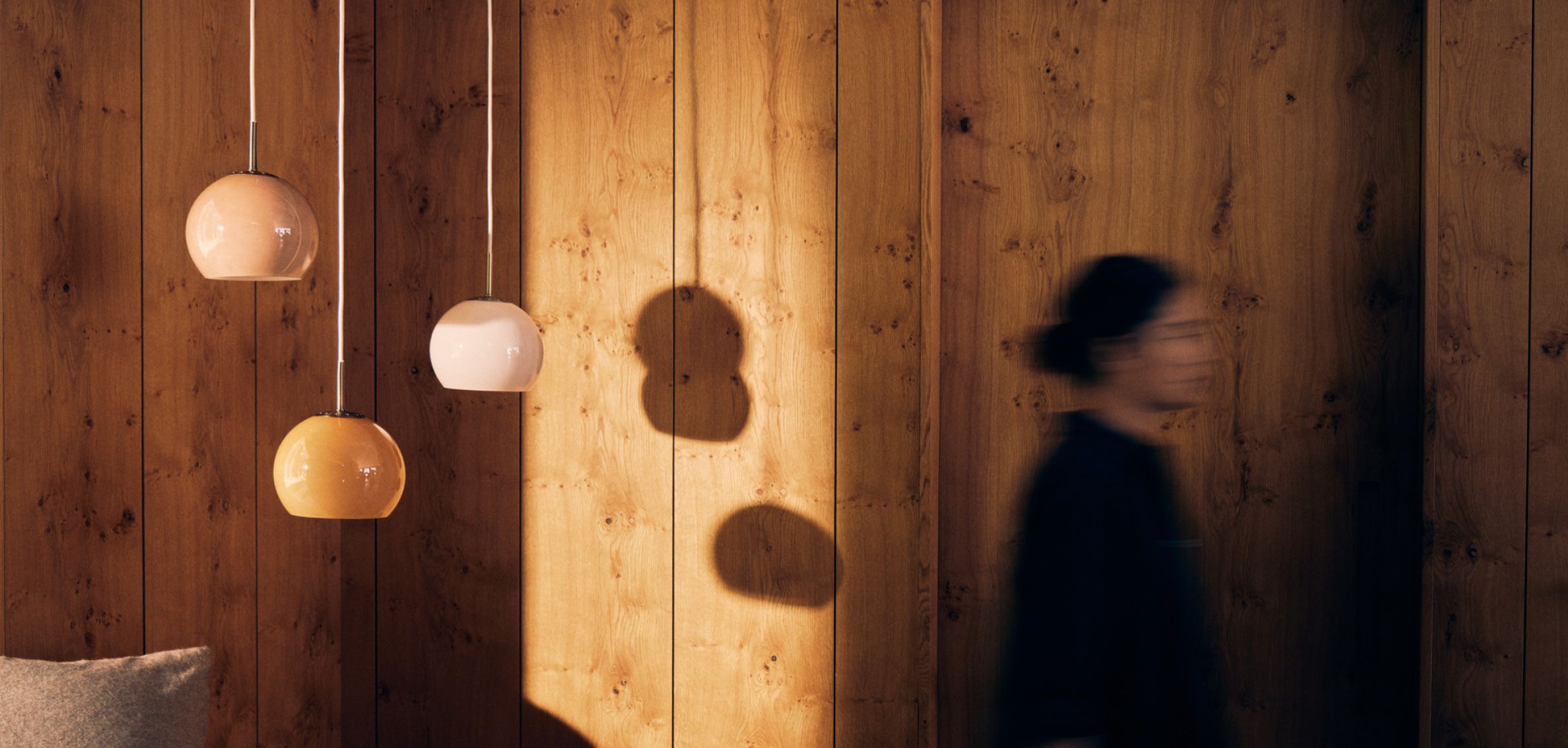 Frandsen Ball glass hanglampen in verschillende kleuren