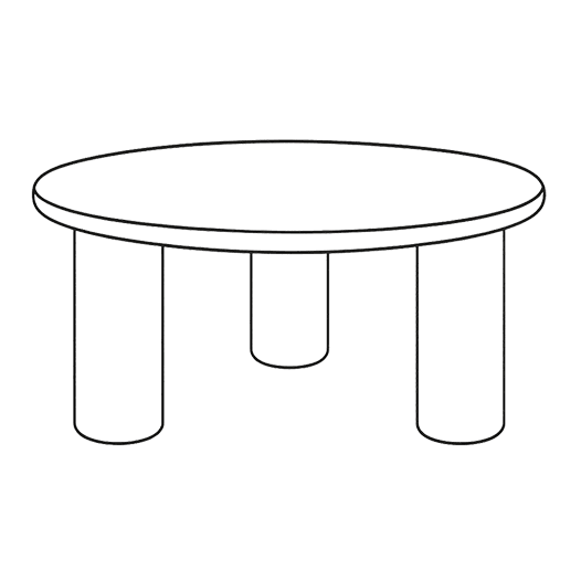 Lijntekening salontafel Marlow