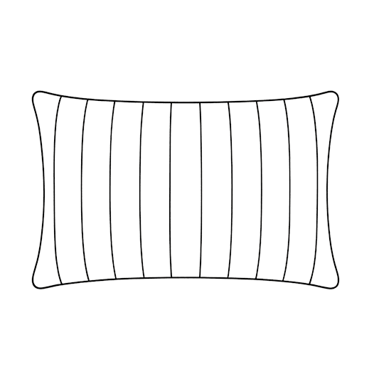 Lijntekening sierkussen Romee
