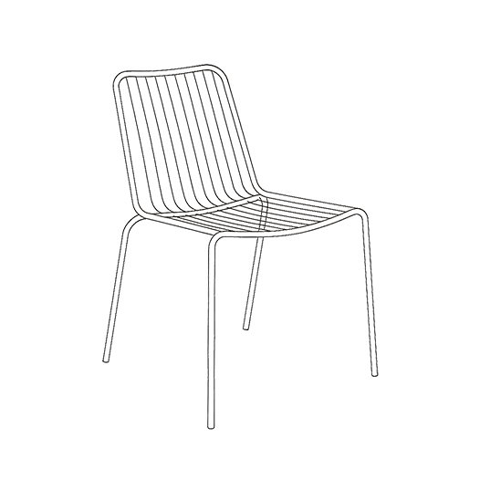 Lijntekening tuinstoelen Ruben