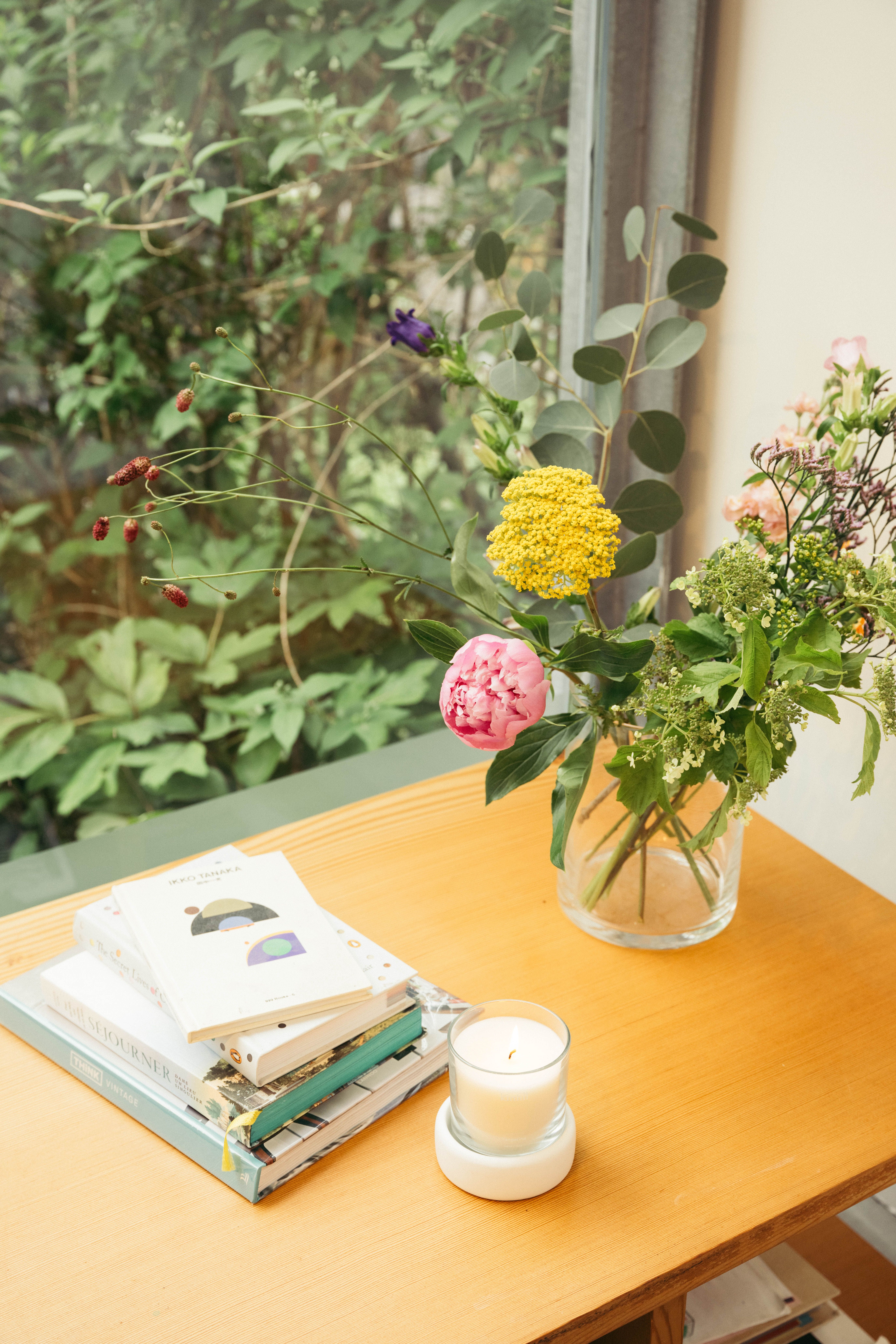 Kinfill bureau en kaars