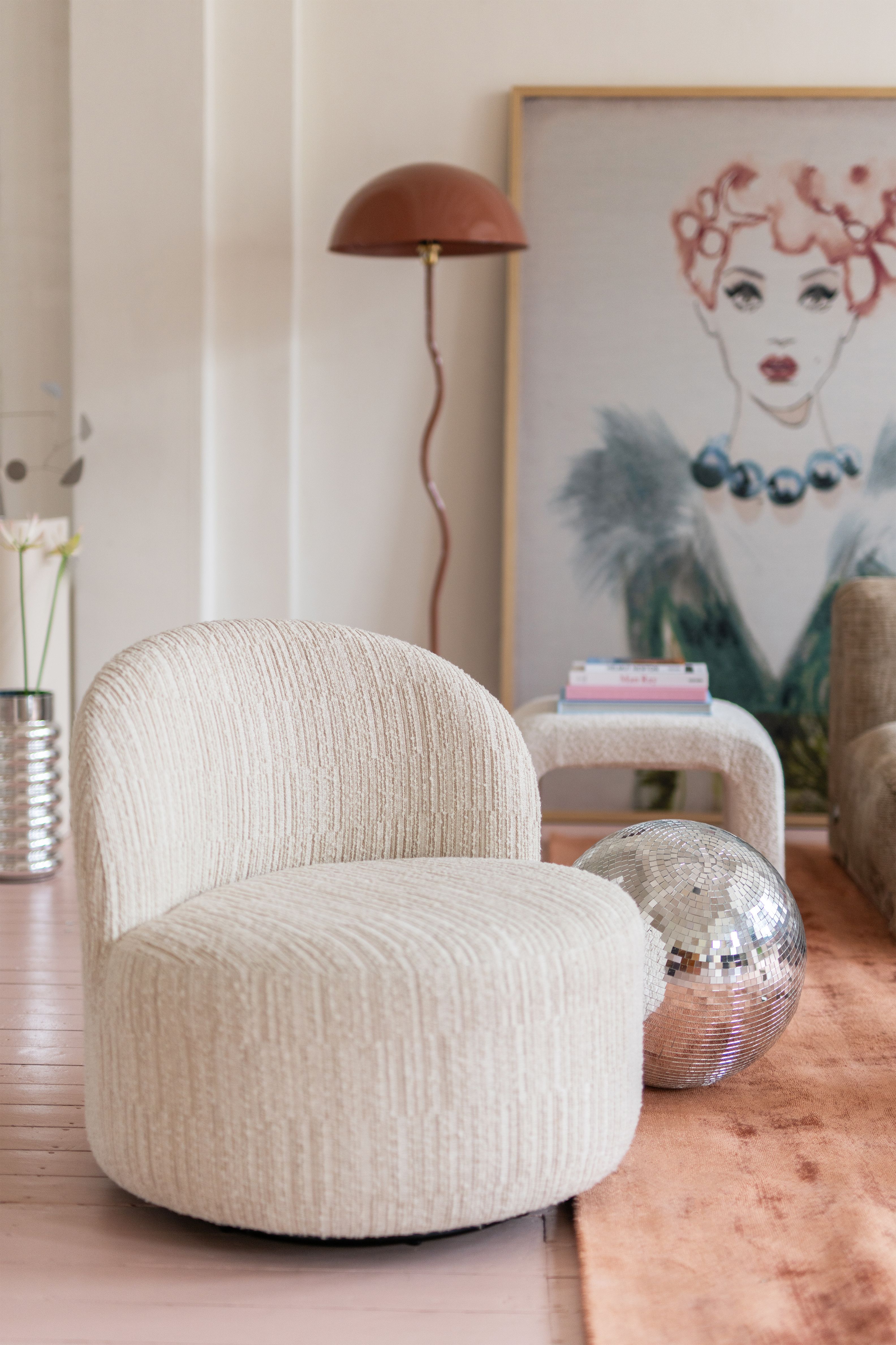 Fauteuil met discobal