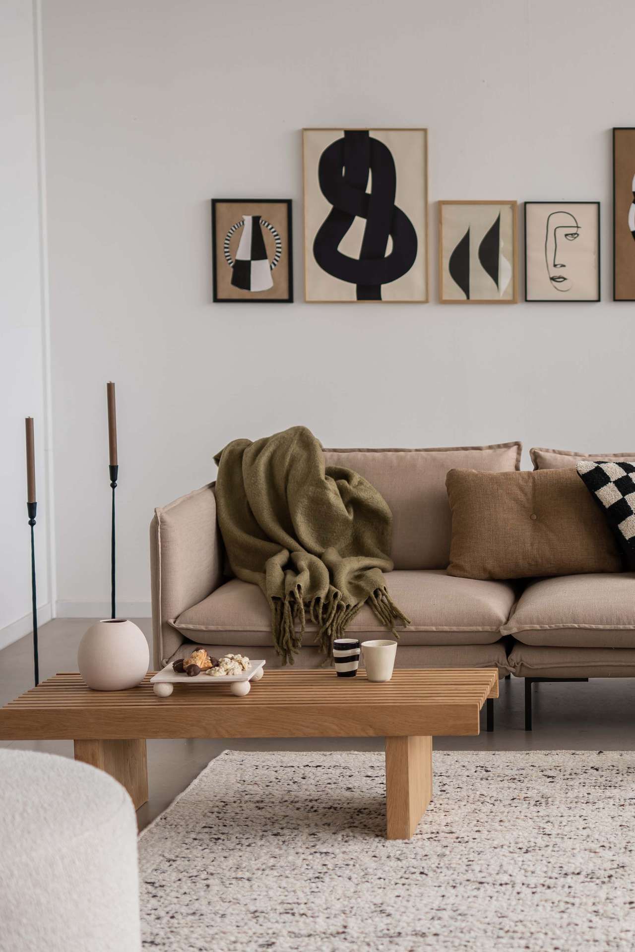Woonkamer beige
