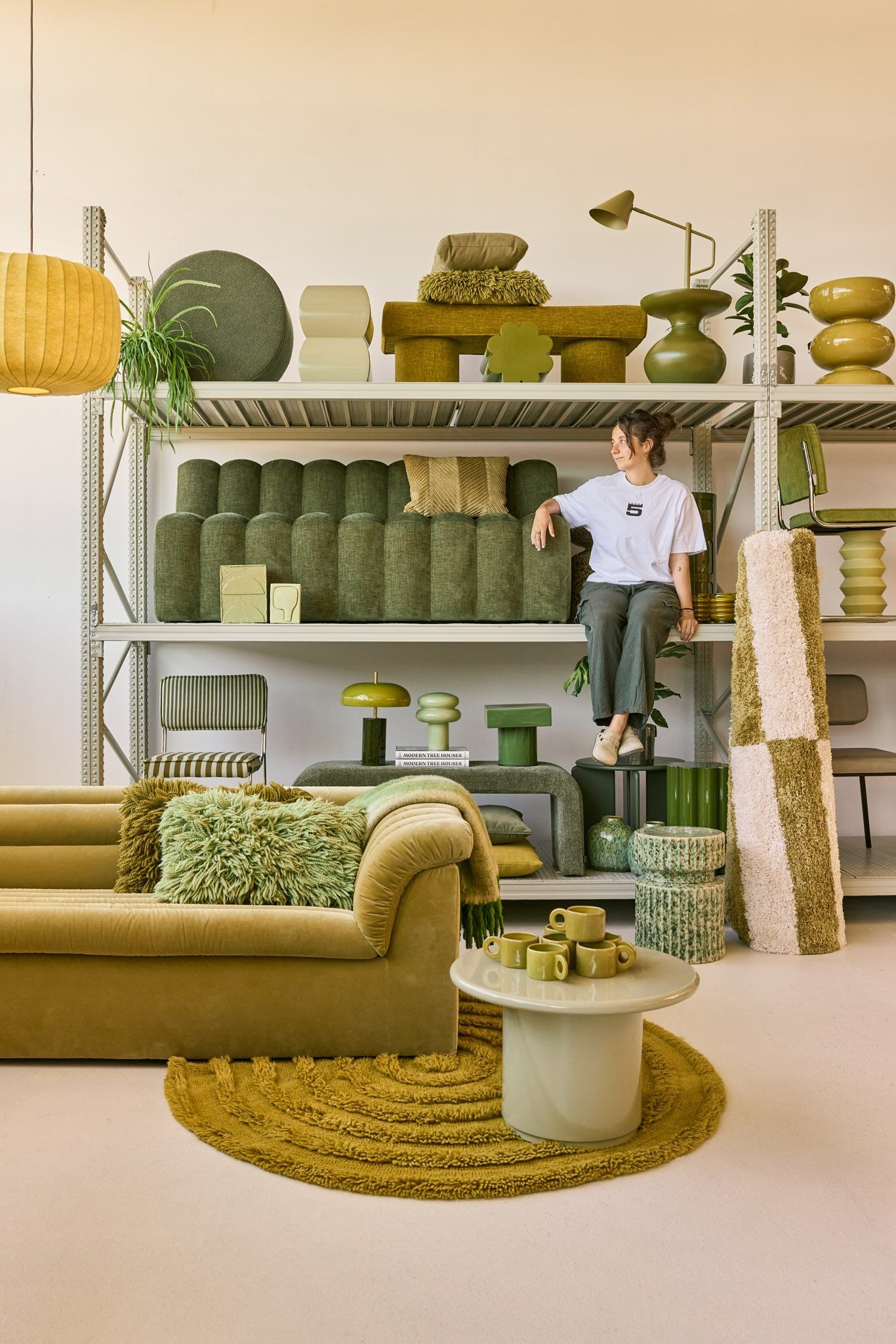 Groene woonitems