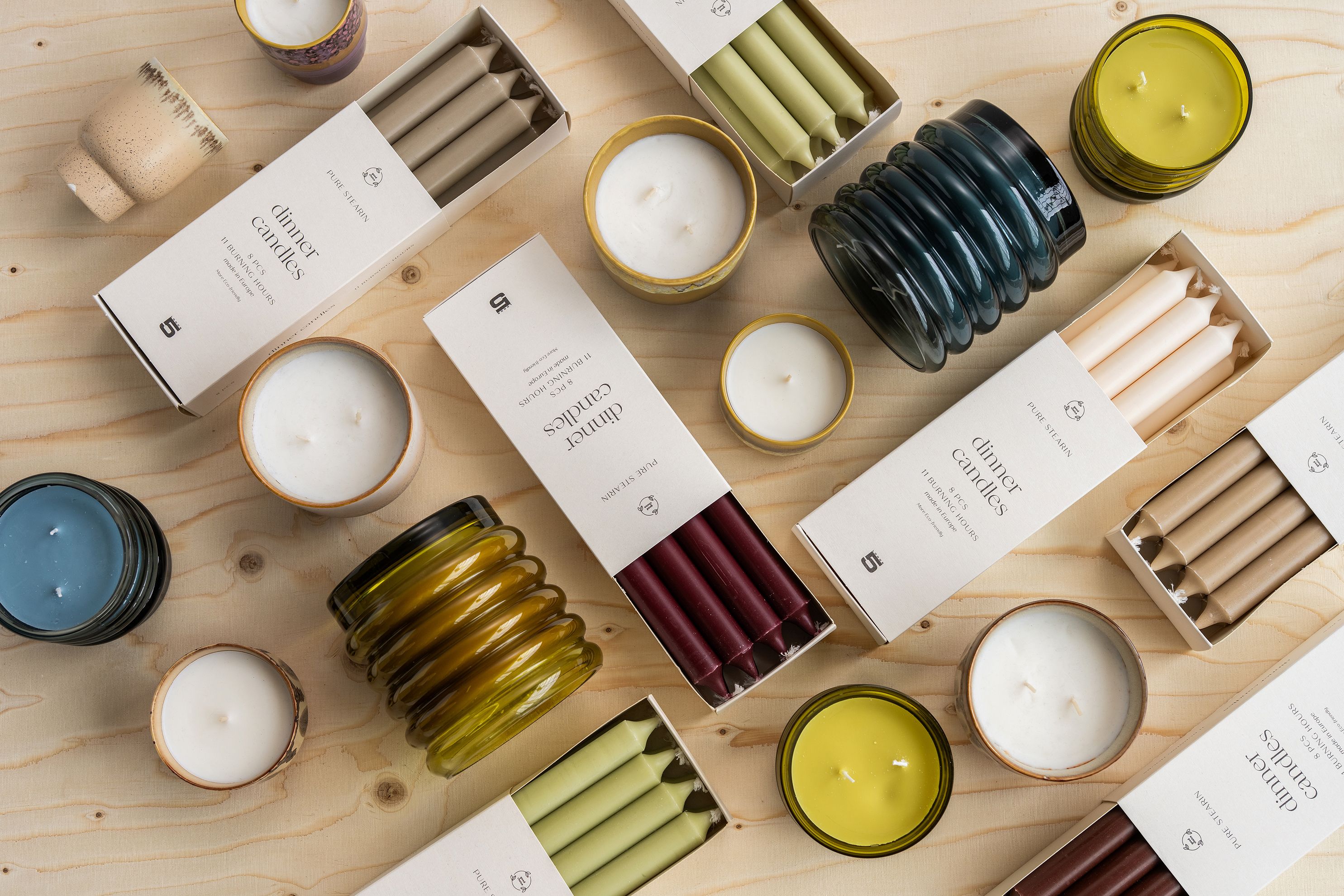 Loods 5 assortiment Kaarsen & Geurkaarsen