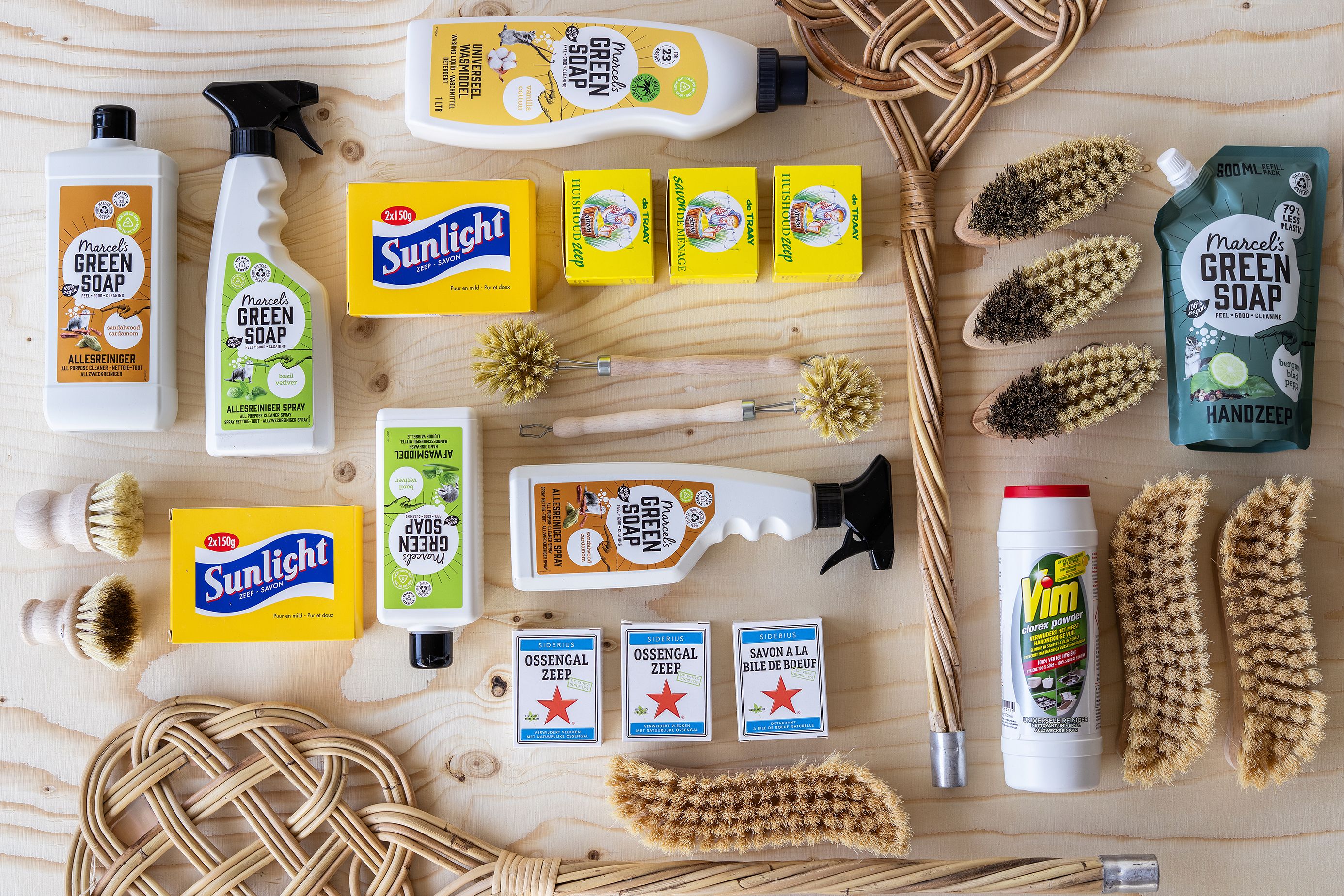 Loods 5 assortiment schoonmaakmiddelen