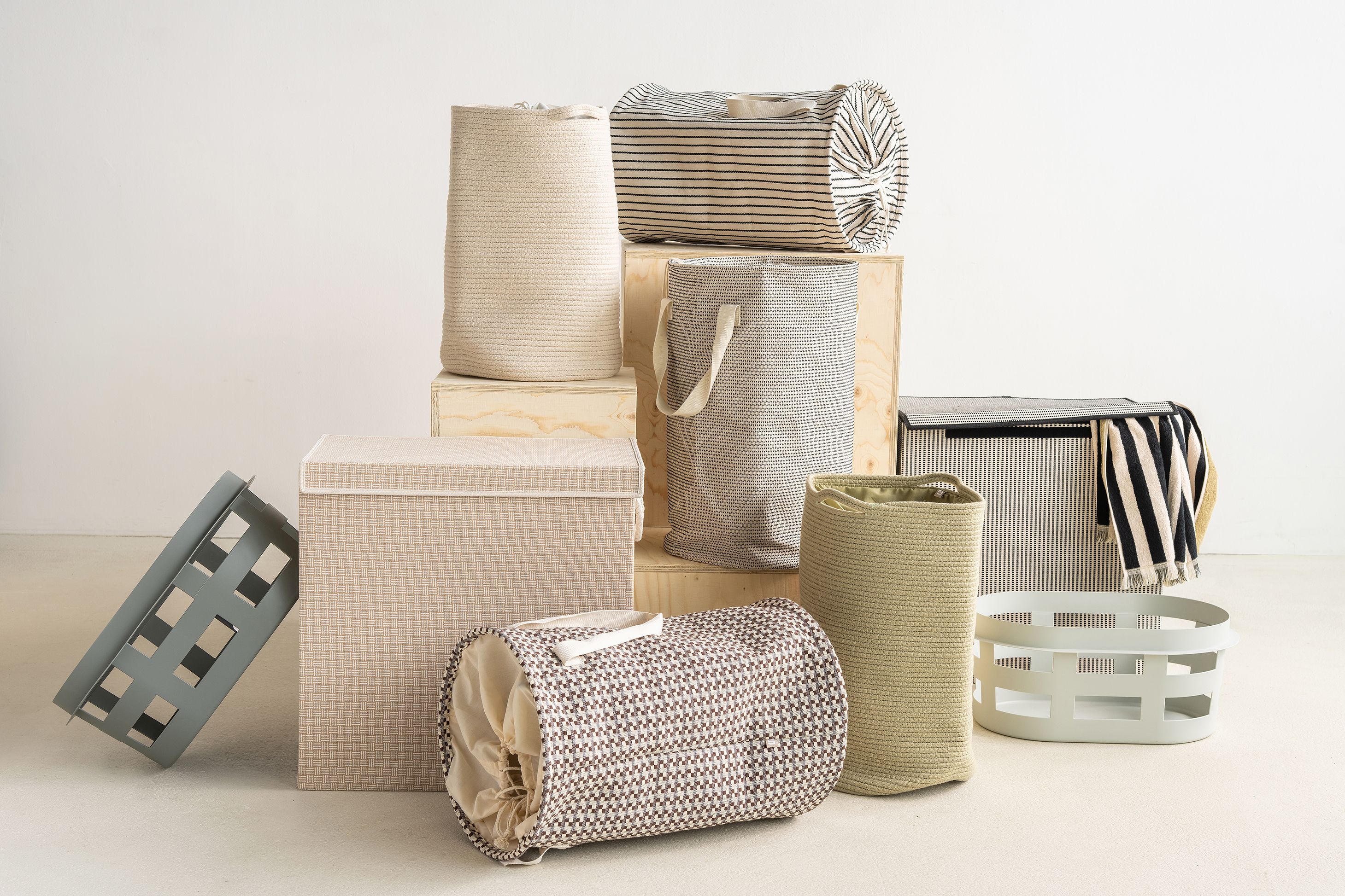 Loods 5 assortiment wasmanden