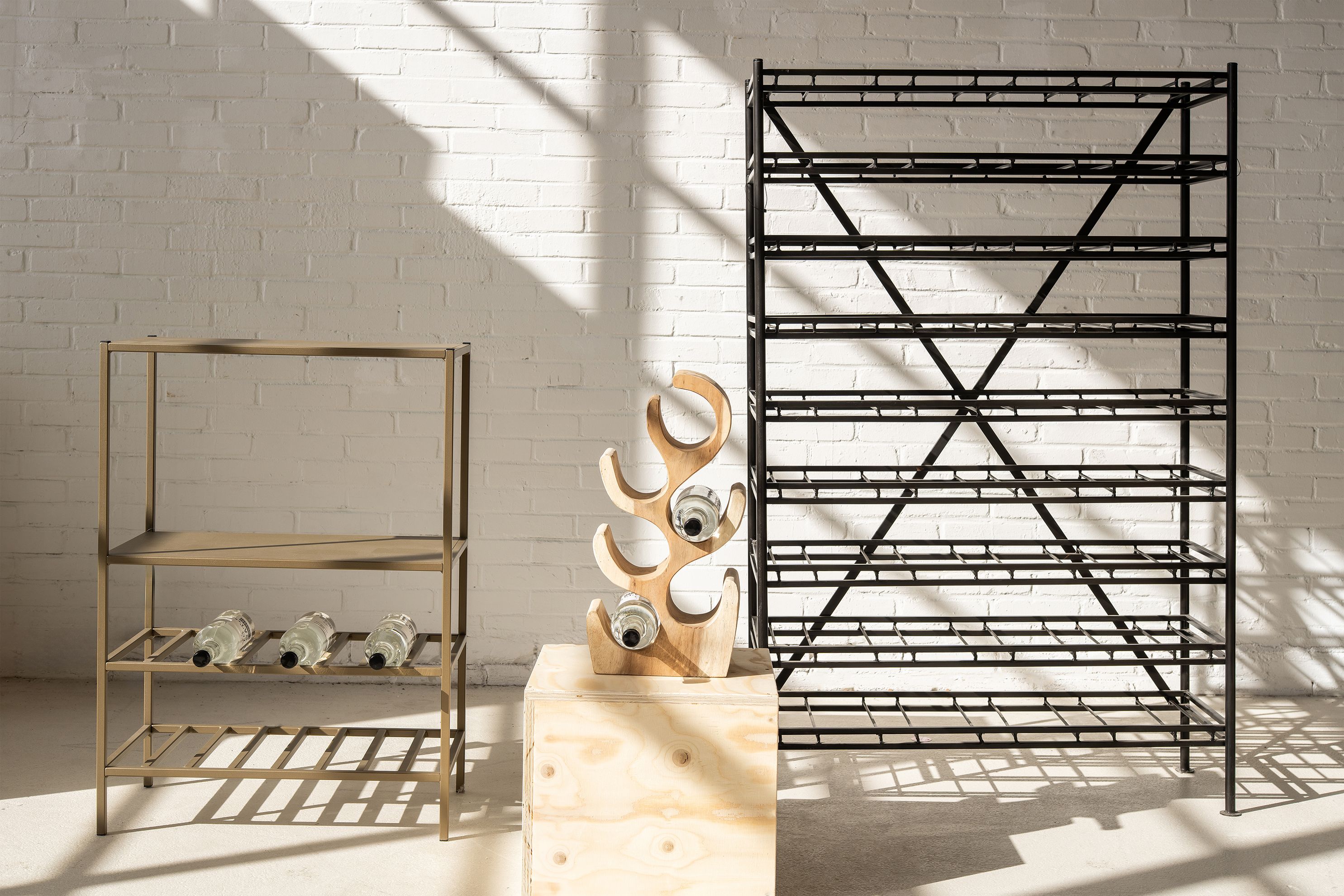 Loods 5 assortiment wijnrekken
