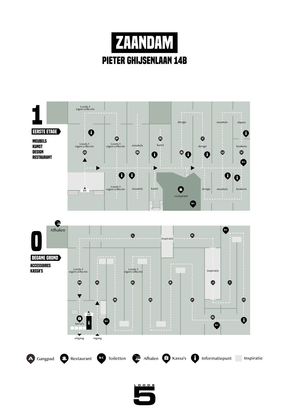 Plattegrond Loods 5 Zaandam