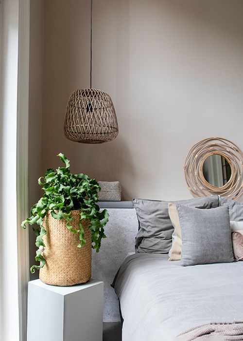 Pottery Pots plantenpot in slaapkamer