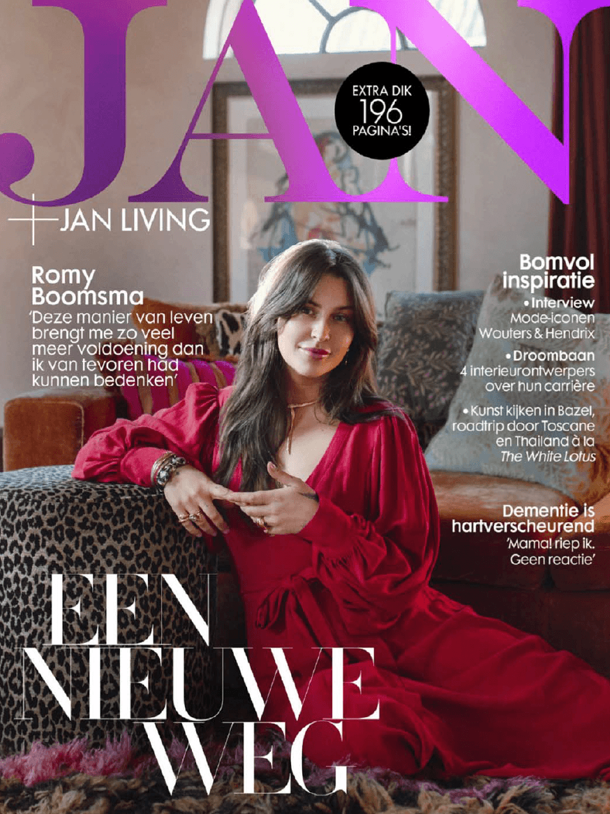 cover magazine JAN met Romy Boomsma