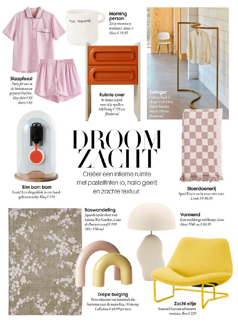 Shoppingpagina in magazine JAN