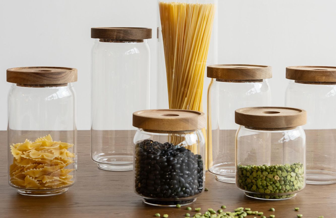 Loods 5 assortiment voorraadpotten