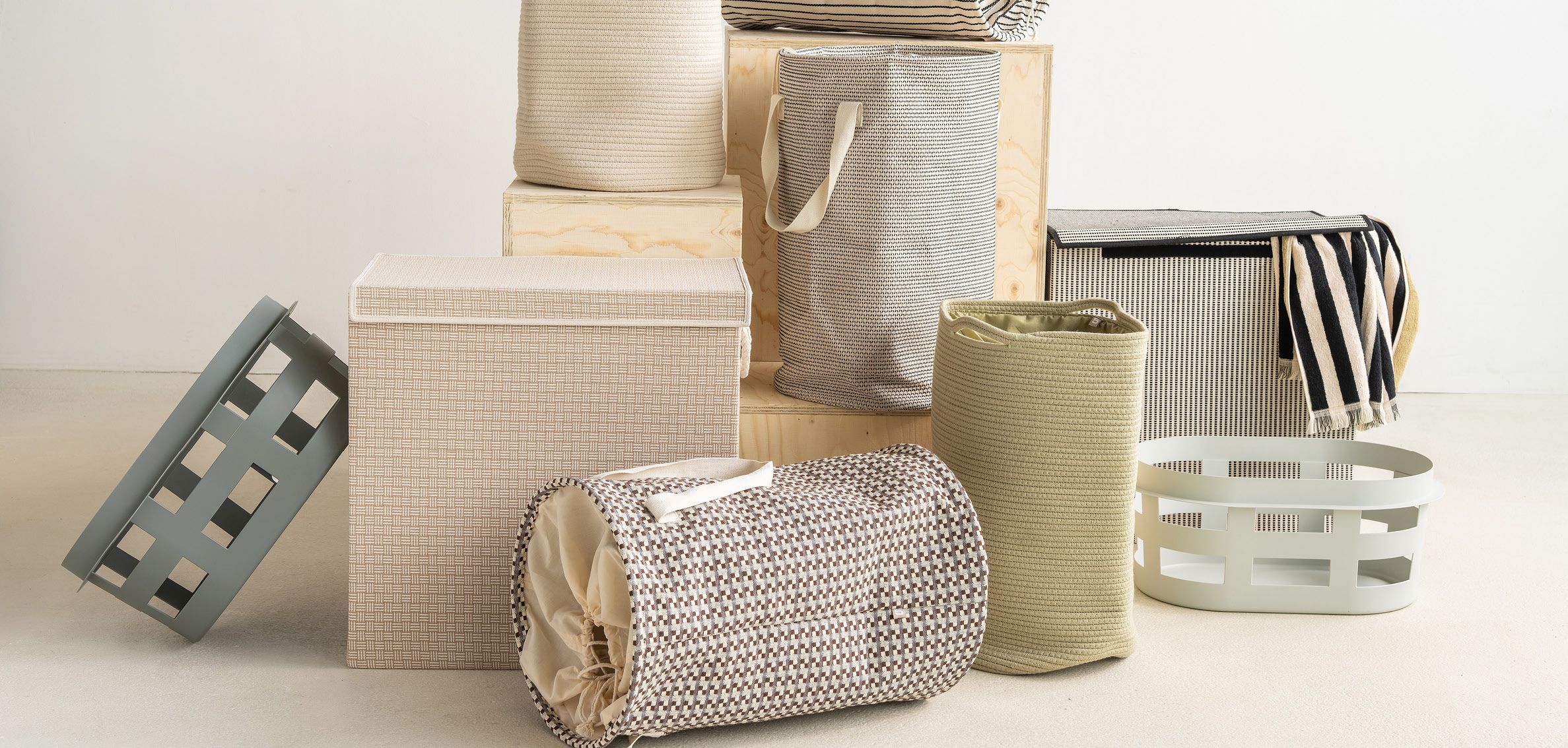 Loods 5 assortiment wasmanden