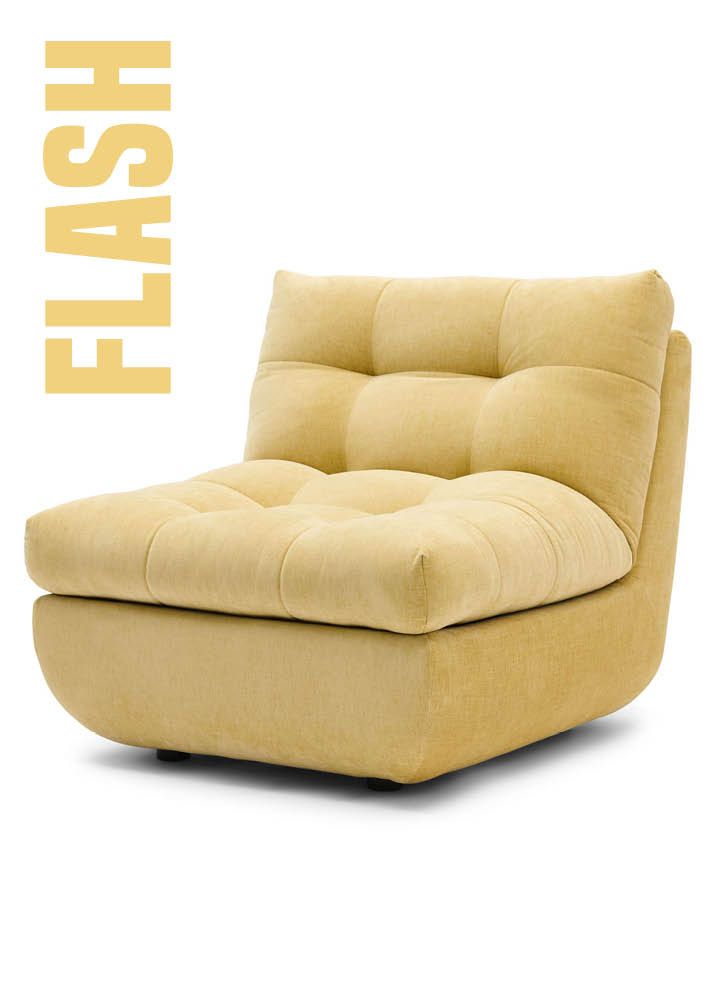 Gele fauteuil Flash van Loods 5