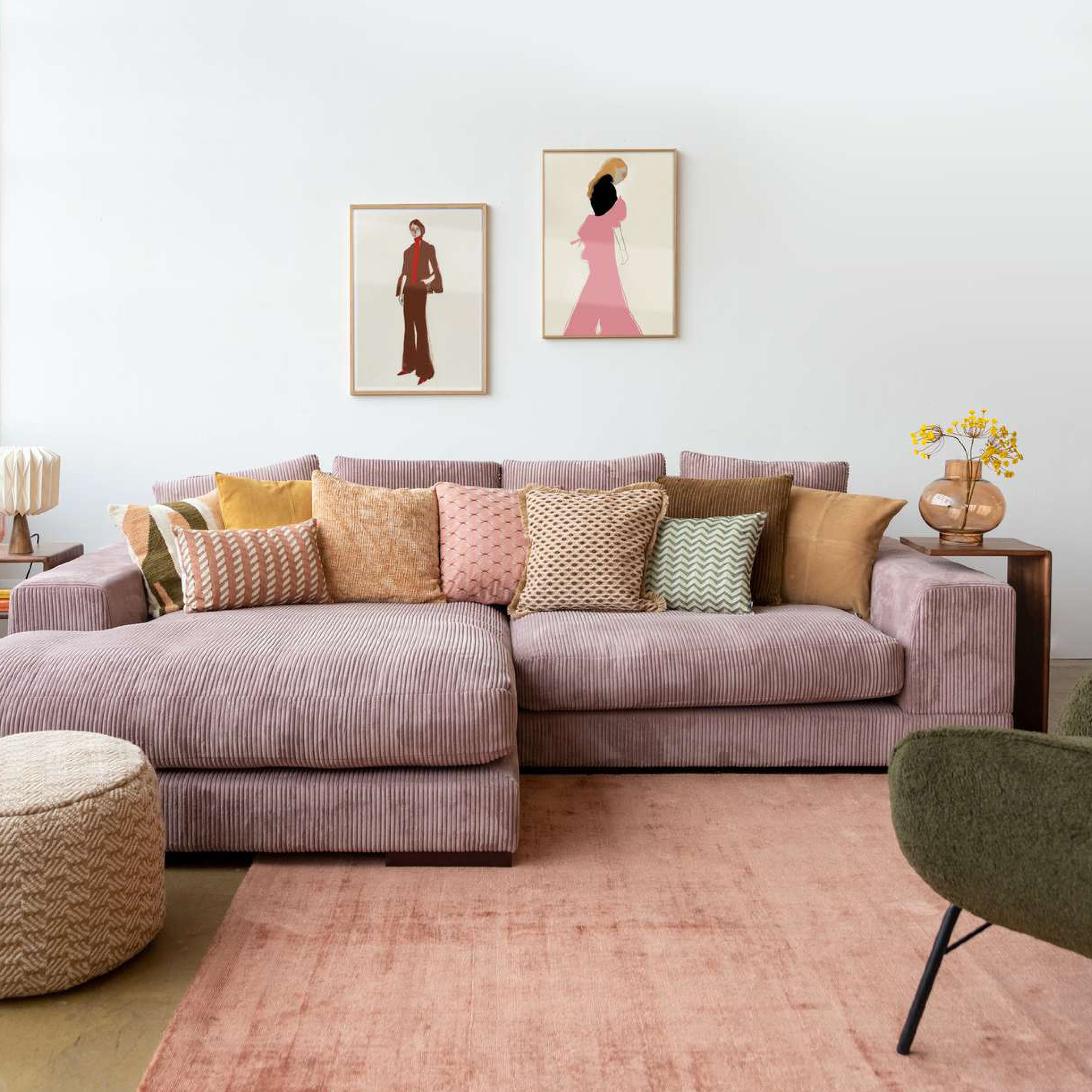 Roze bank ribstof