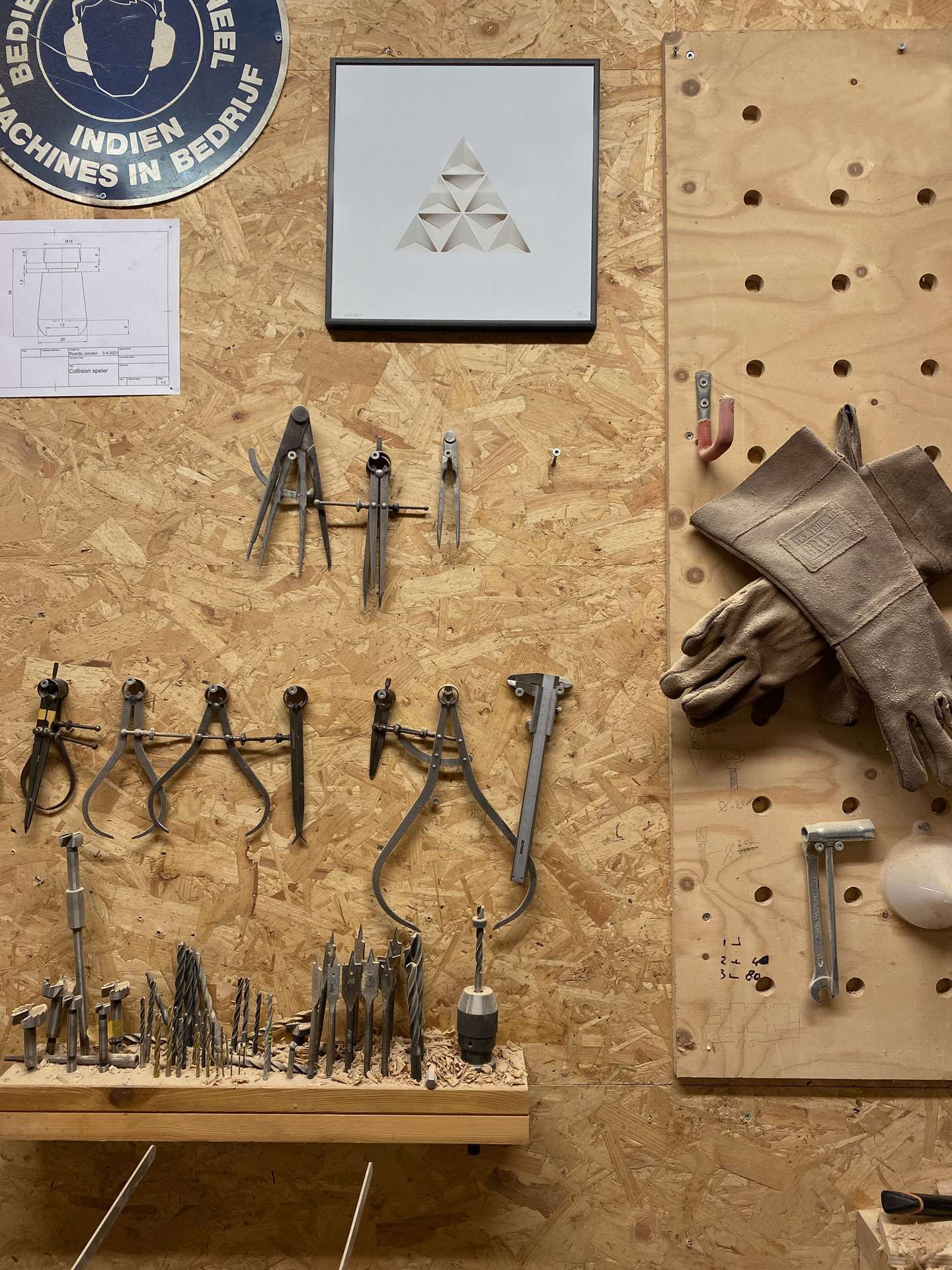 Werkbank hout snijden