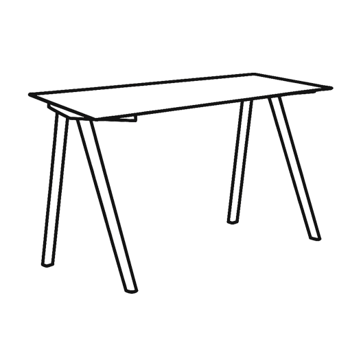 Lijntekening bureaus