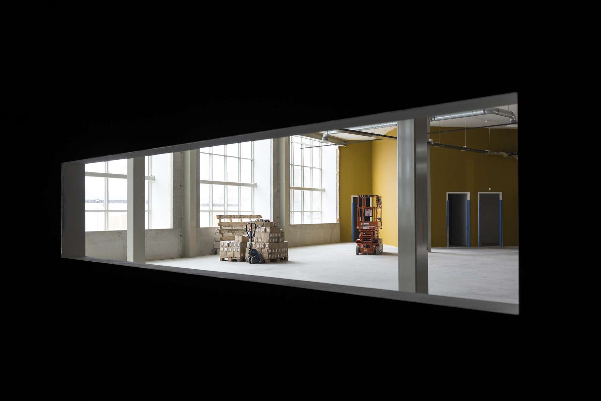 Doorkijkje naar nieuwe deel Loods 5 Maastricgt