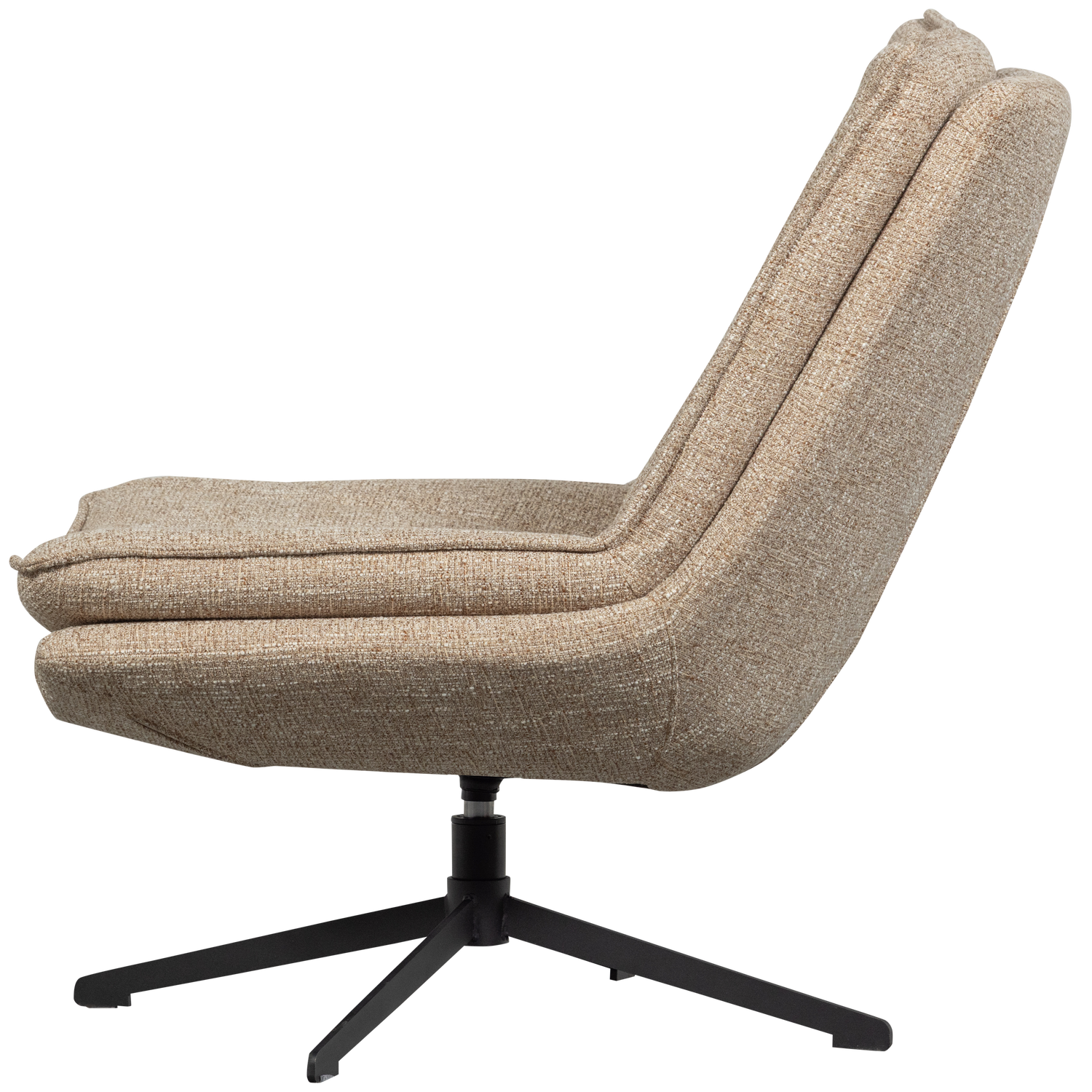 Milaro draaifauteuil naturel melange