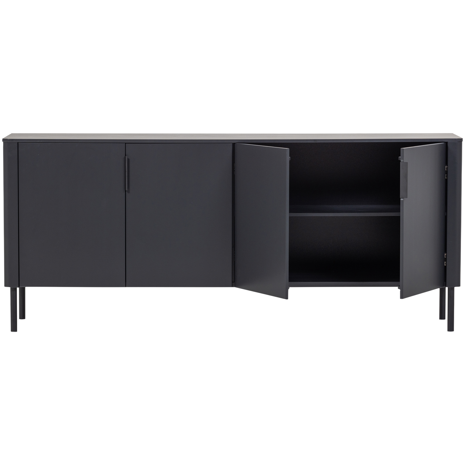 Gunnar dressoir 200 cm grenen mud [fsc]