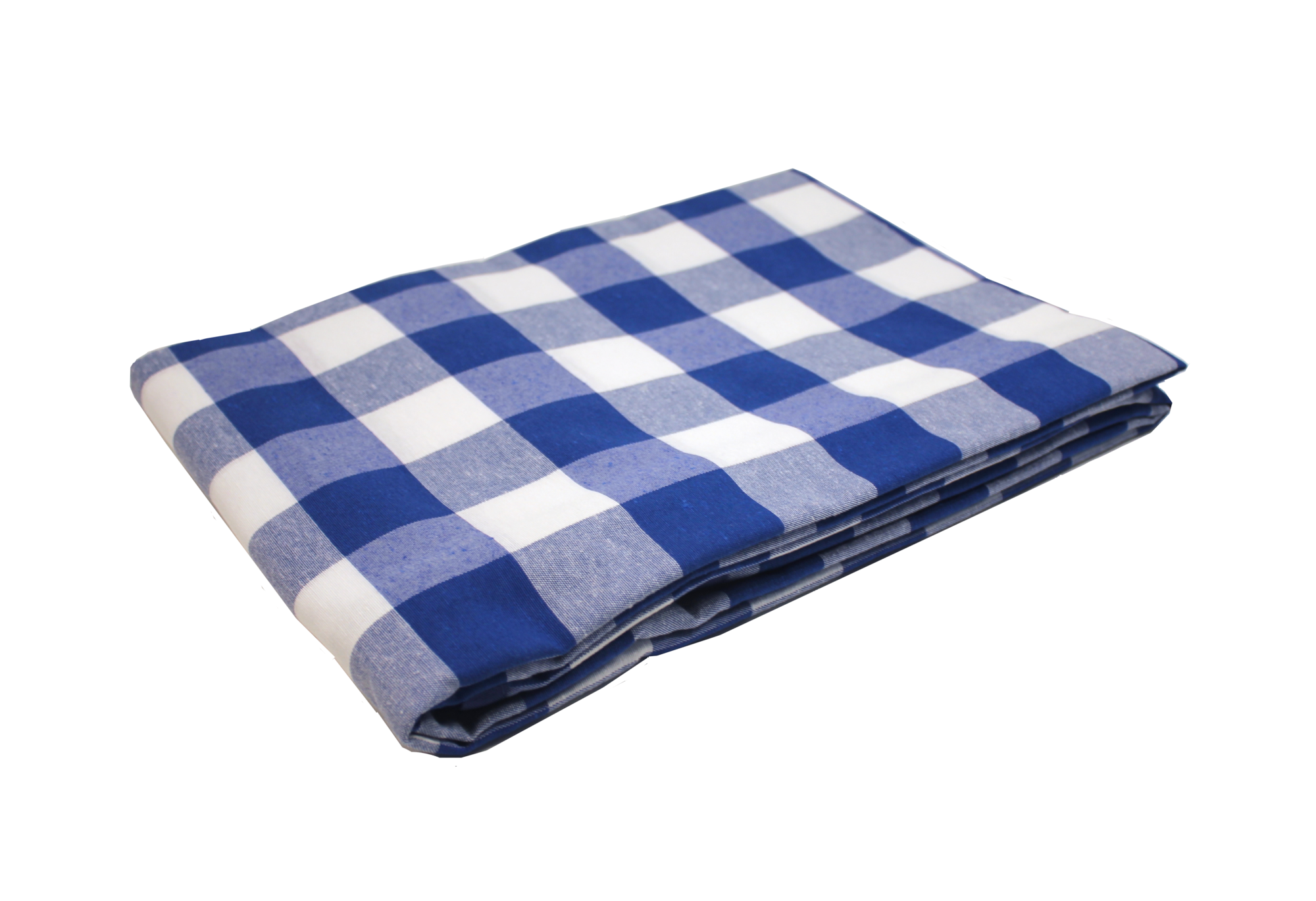Tafelkleed Grote ruit blauw (Strijkvrij)