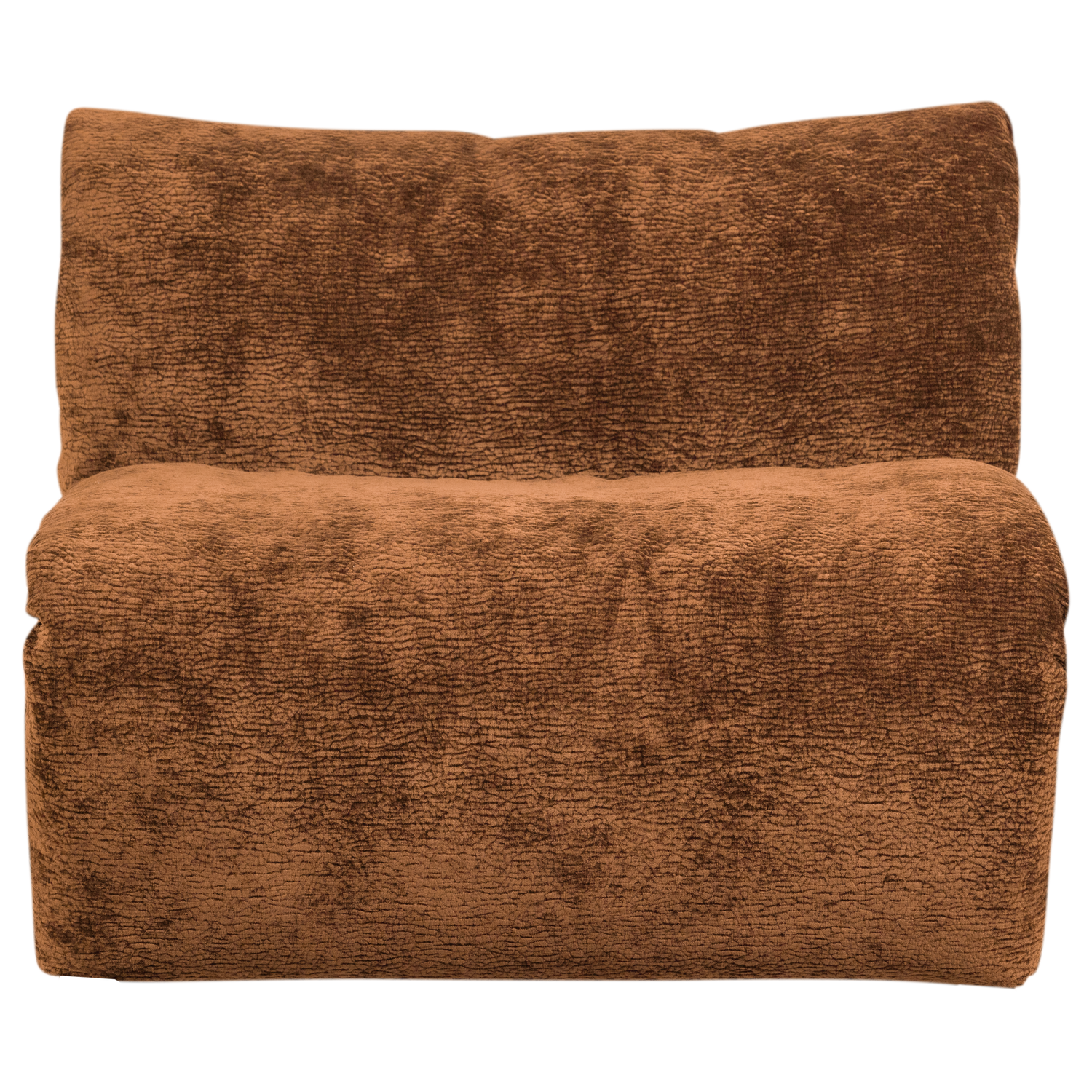 Baggy 1-zits element geweven chenille oudroze