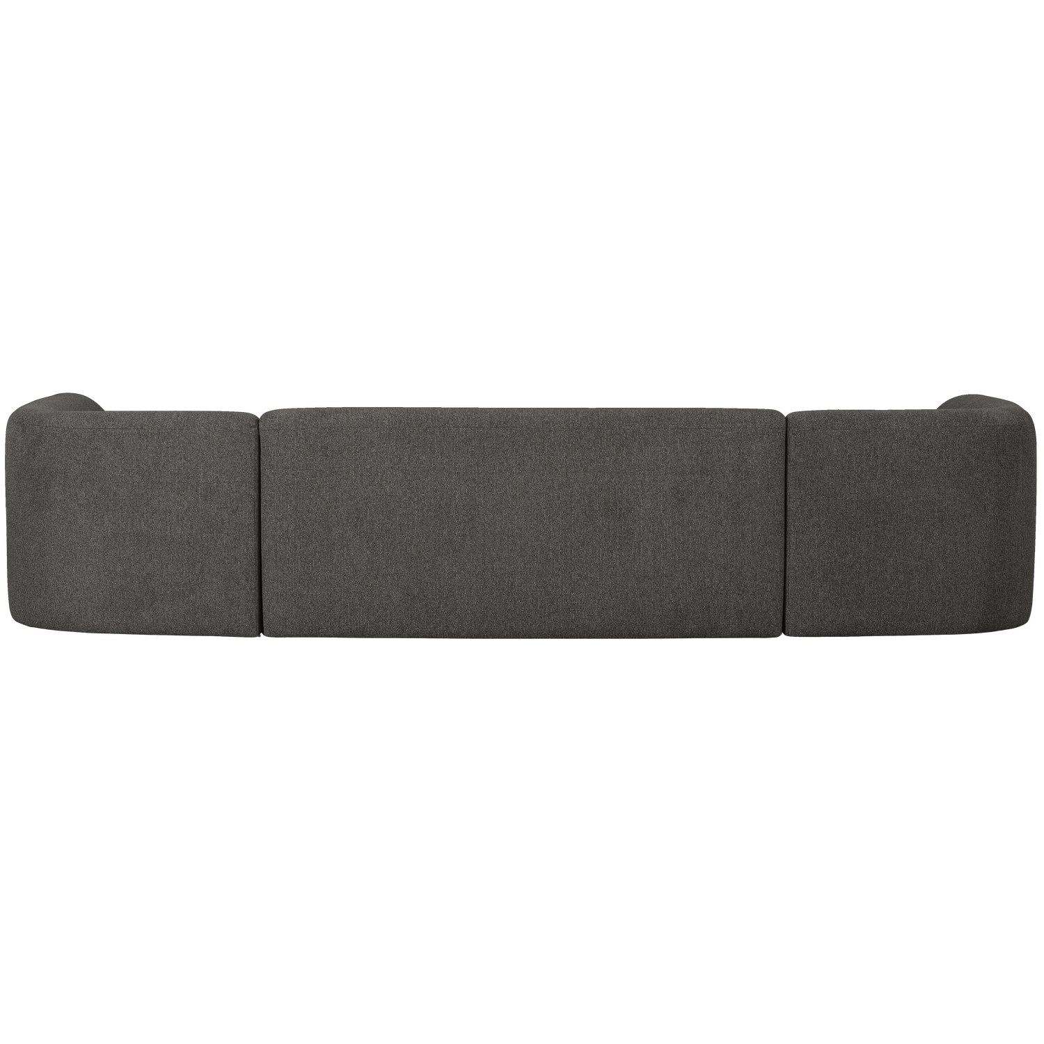 Sloping u-vorm bank off white melange