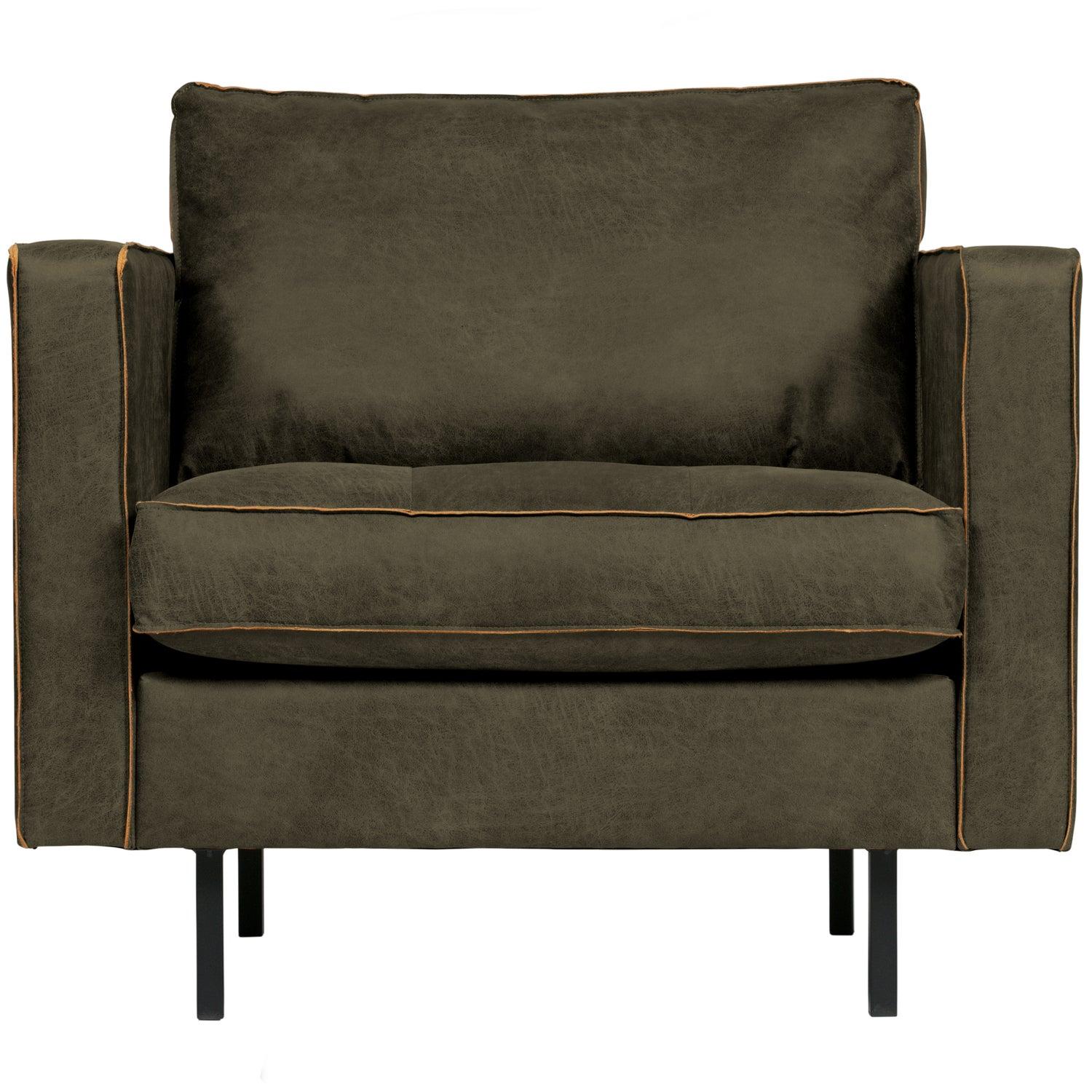 Rodeo classic fauteuil ribstof roestbruin