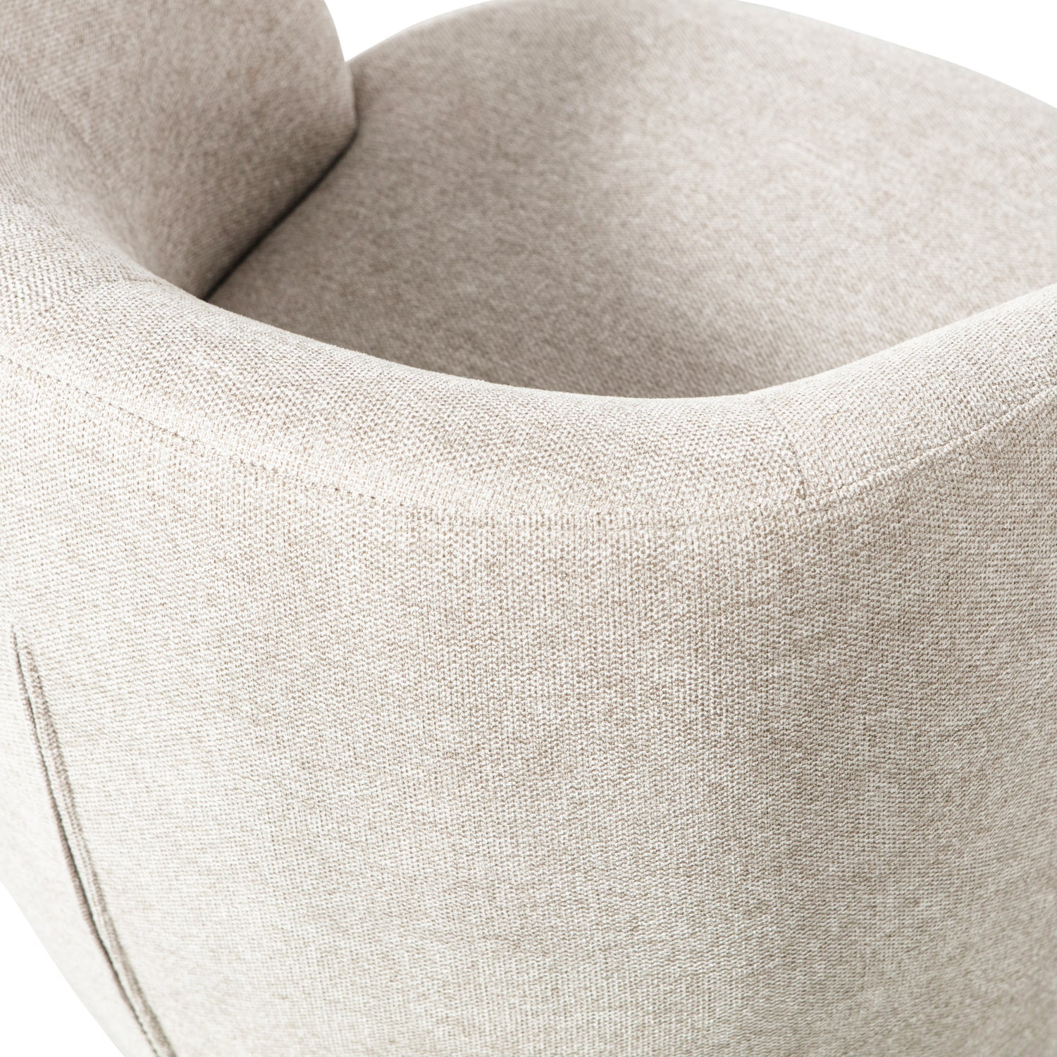 Serra draaifauteuil naturel melange