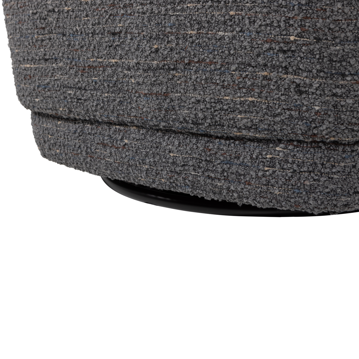 Atty draaifauteuil grove melange grijs [fsc]