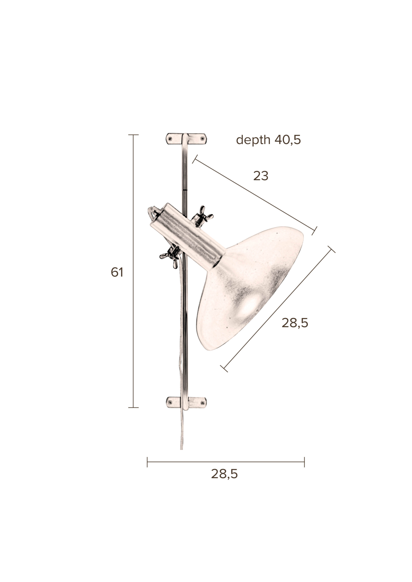 Dutchbone Karish wandlamp