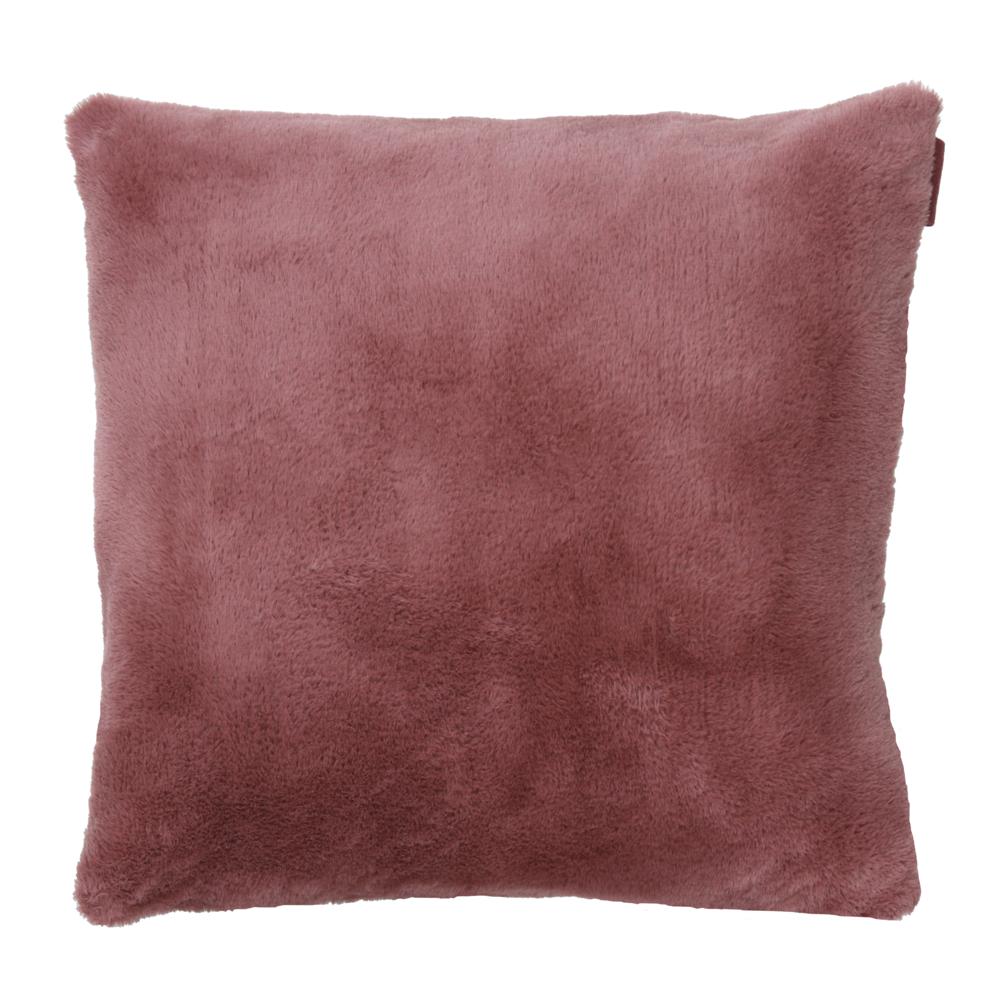 Kussen bont dusty rose