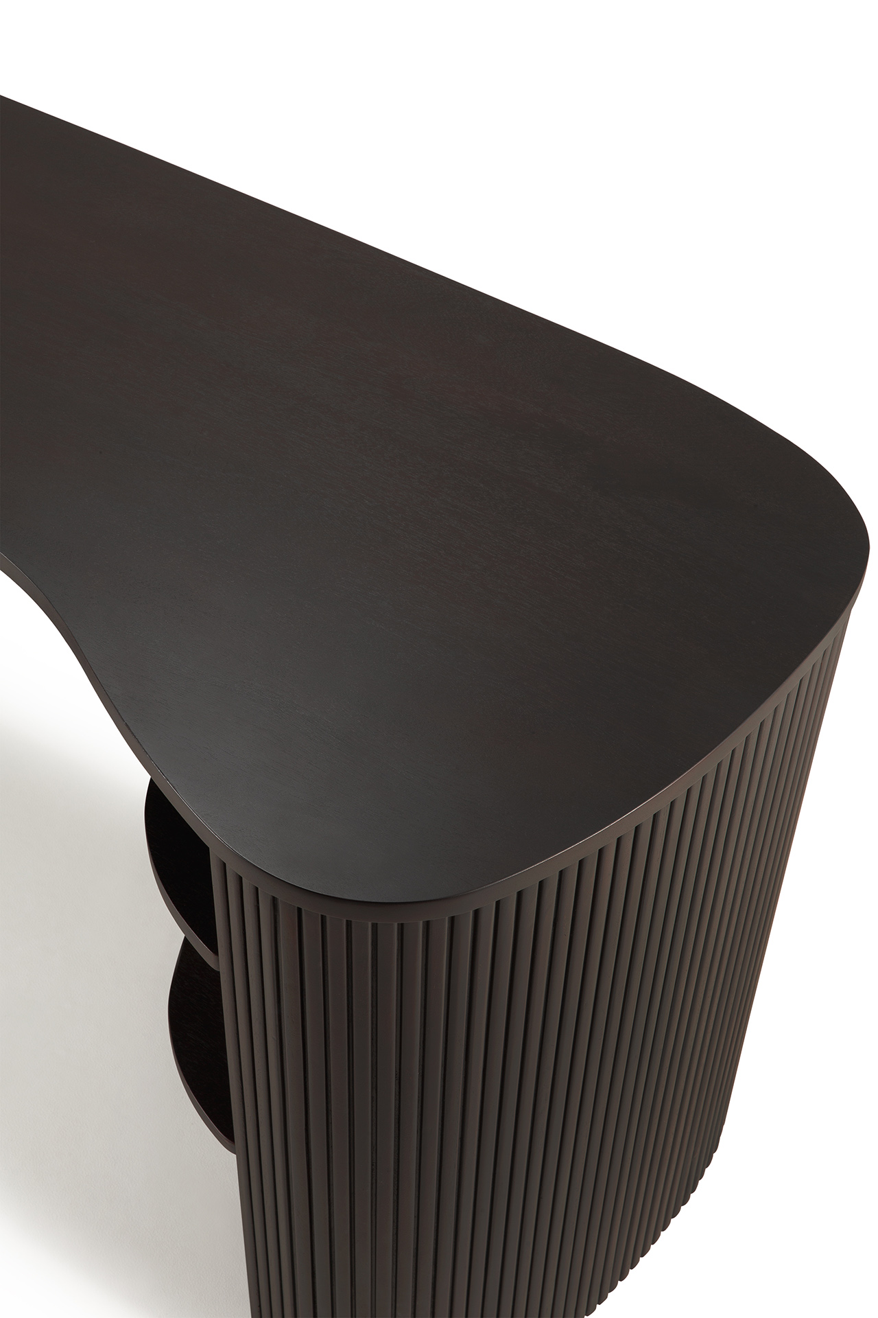 Ethnicraft - Roller Max bureau - mahonie donkerbruin