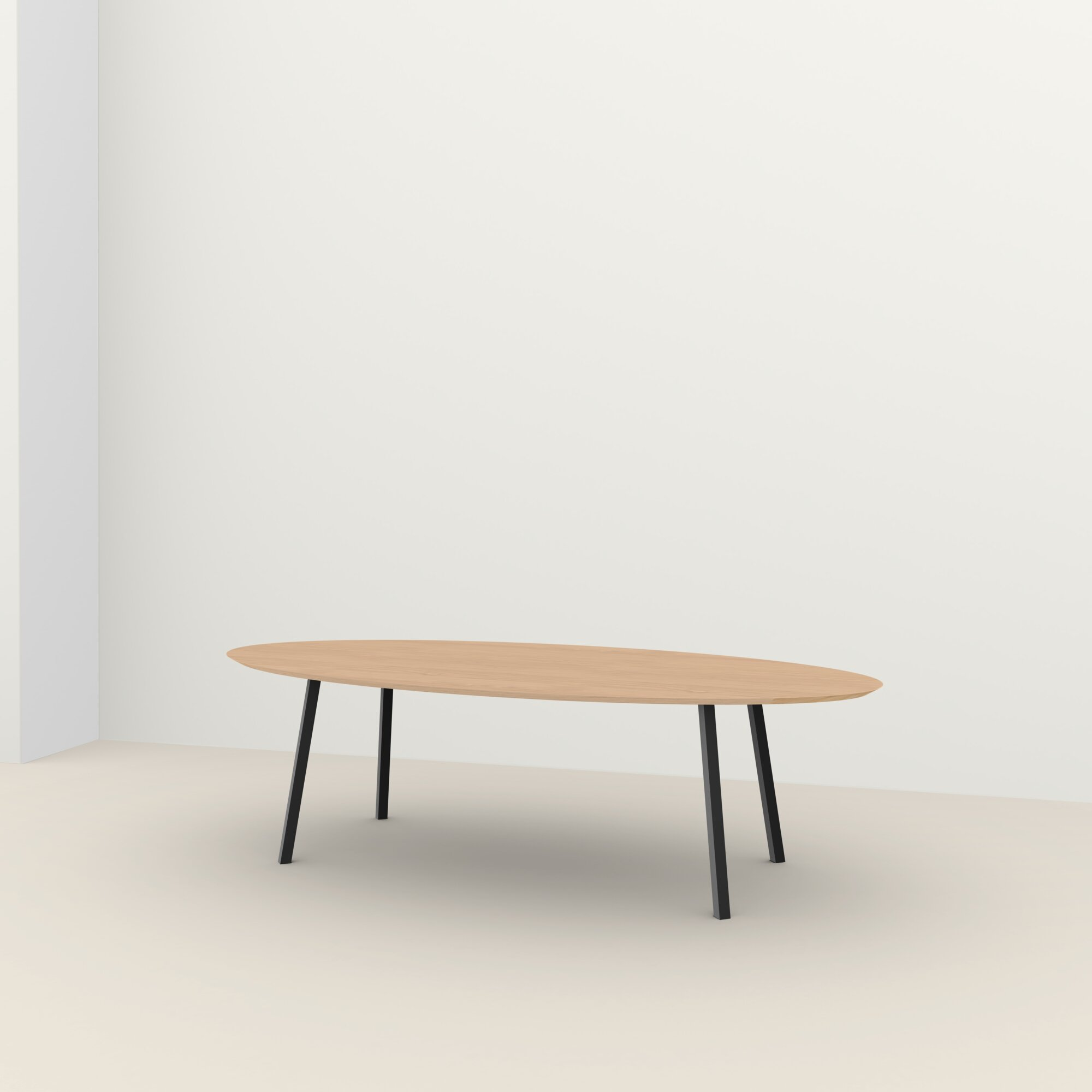 Studio HENK tafel New Classic Ovaal, zwart frame - Smart Collectie
