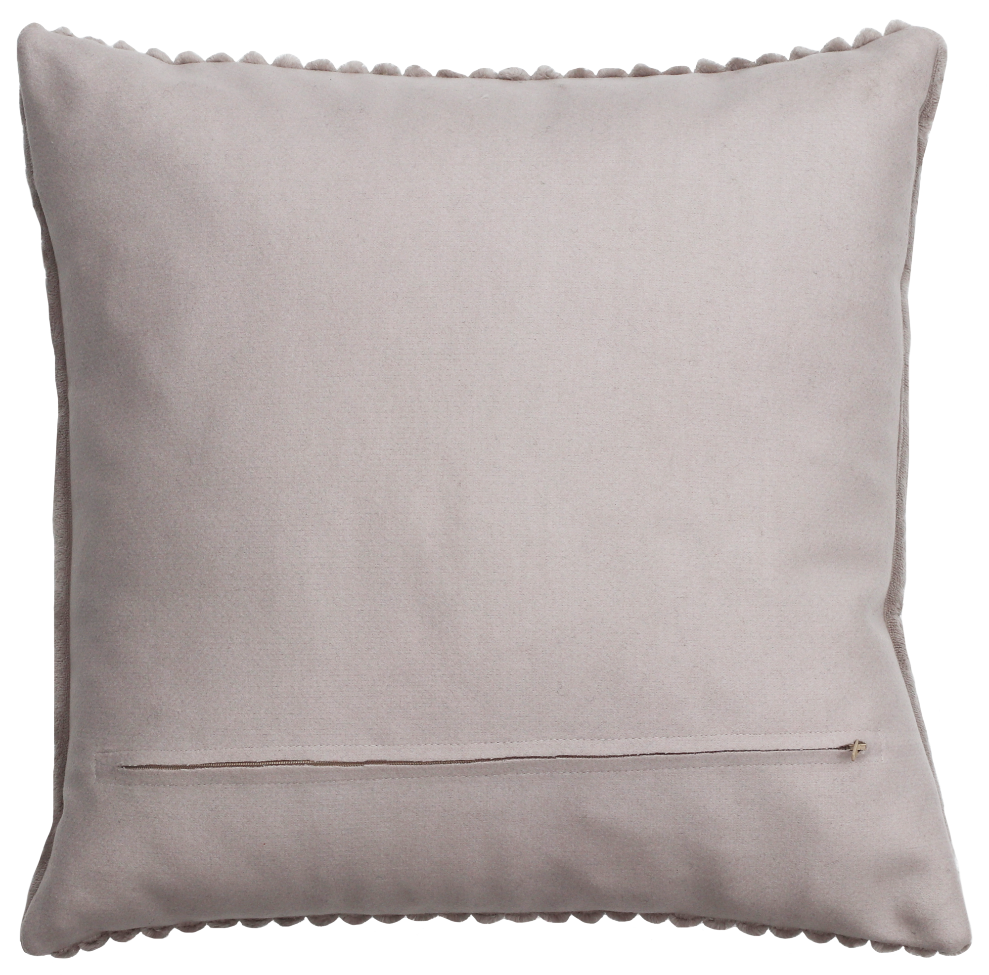 Kussen grof rib zand 48x48cm